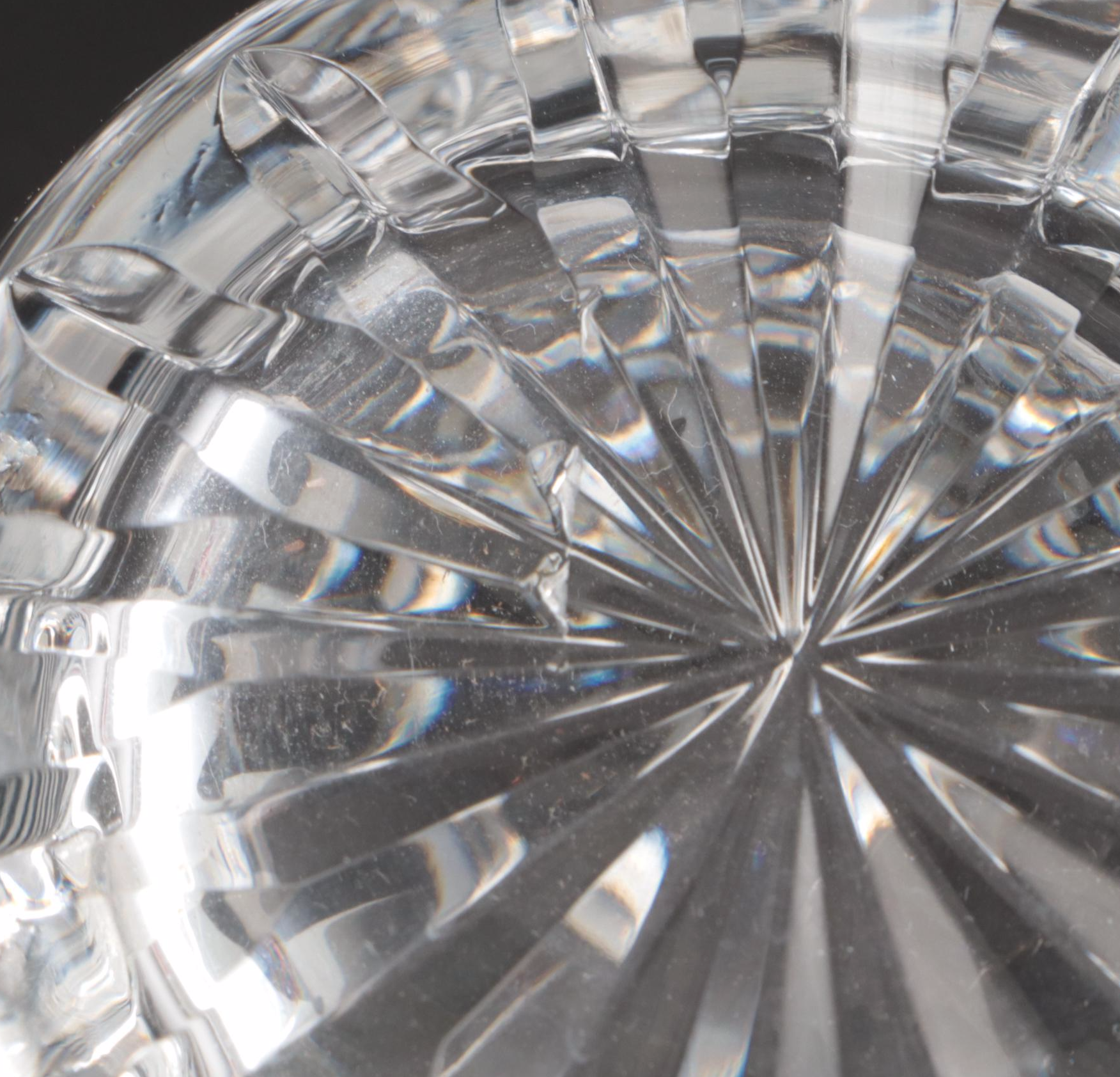 Waterford Crystal Bowl, Creamer, and Oval Dish