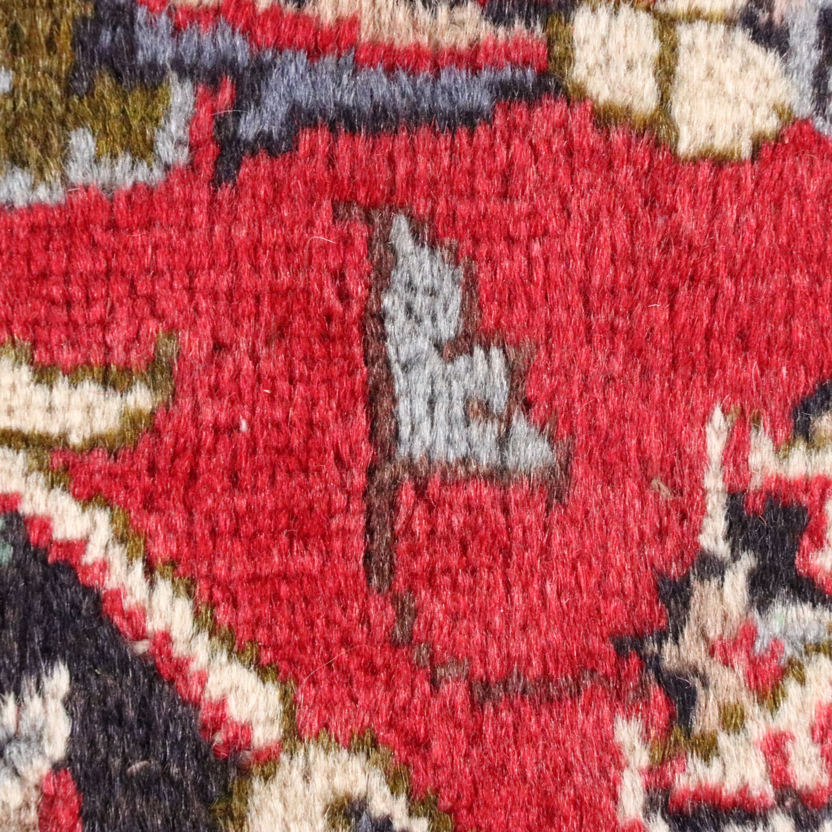 9'8 x 12'9 Hand-Knotted Persian Kashan Room-Sized Rug