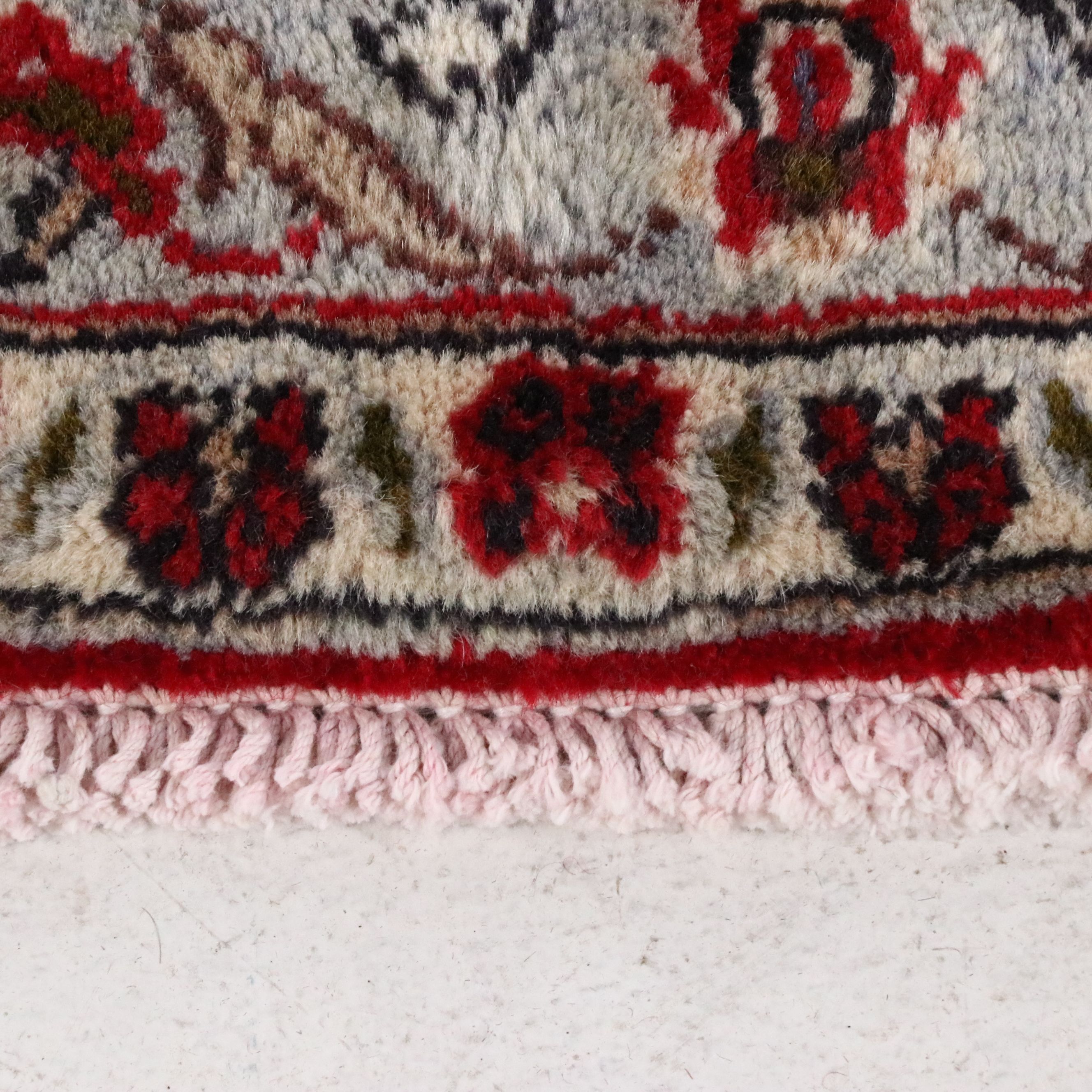 9'8 x 12'9 Hand-Knotted Persian Kashan Room-Sized Rug