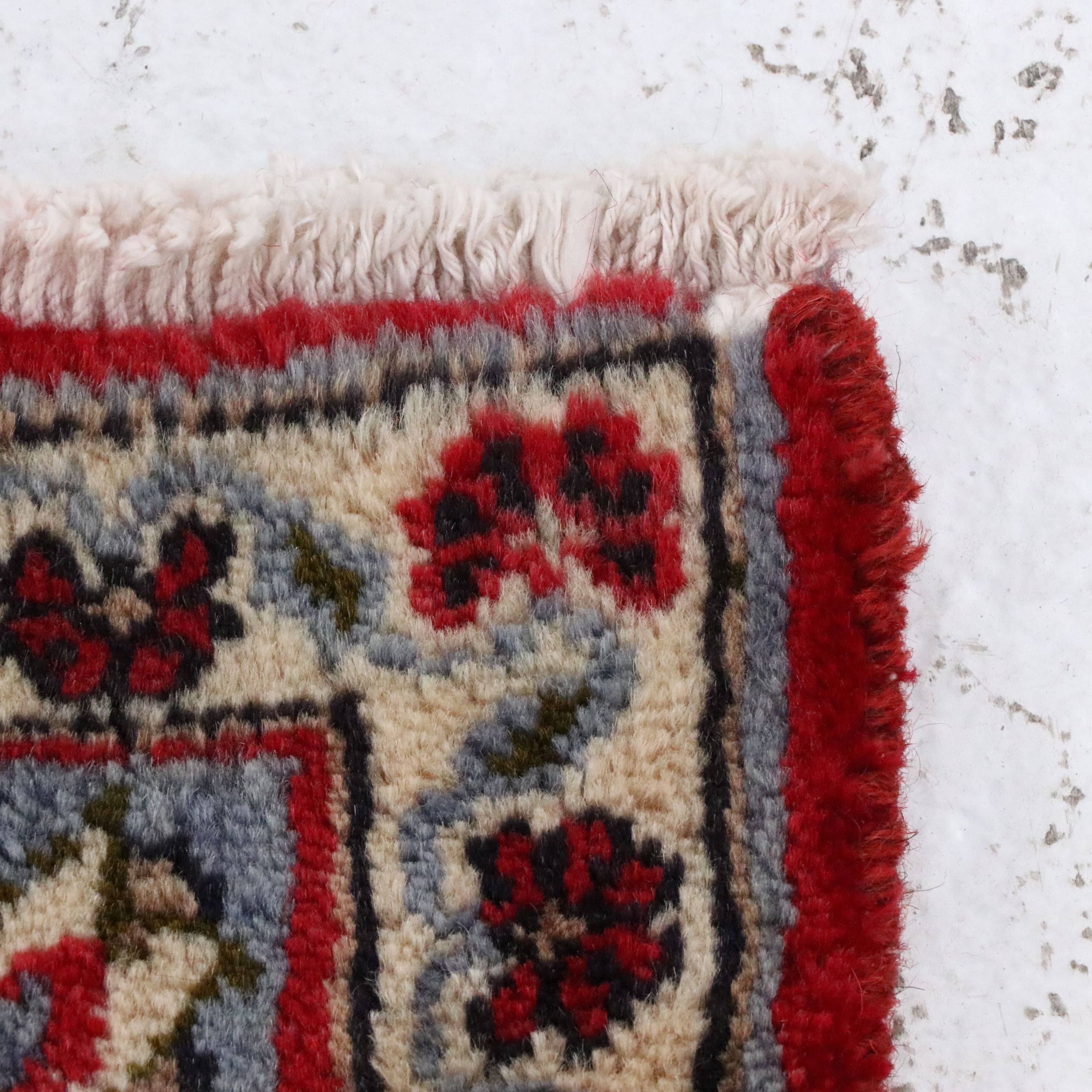 9'8 x 12'9 Hand-Knotted Persian Kashan Room-Sized Rug