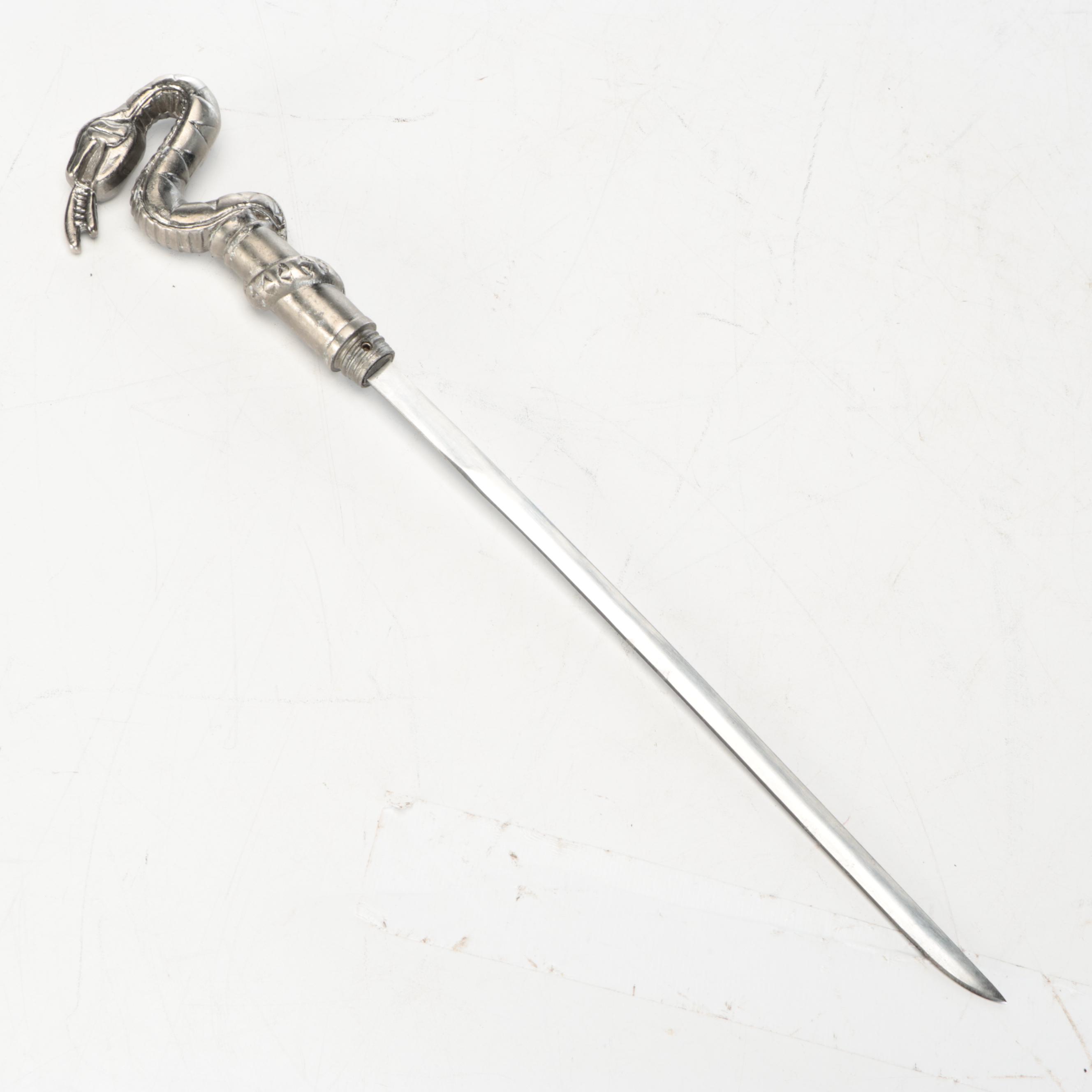 Snake Handled Sword Cane