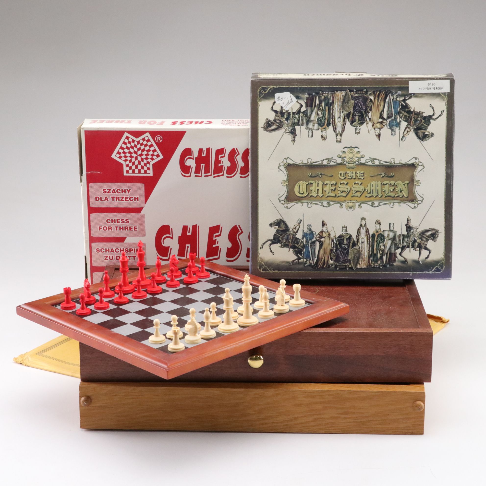 "The Chessmen" with Other Chess Sets & Board Games