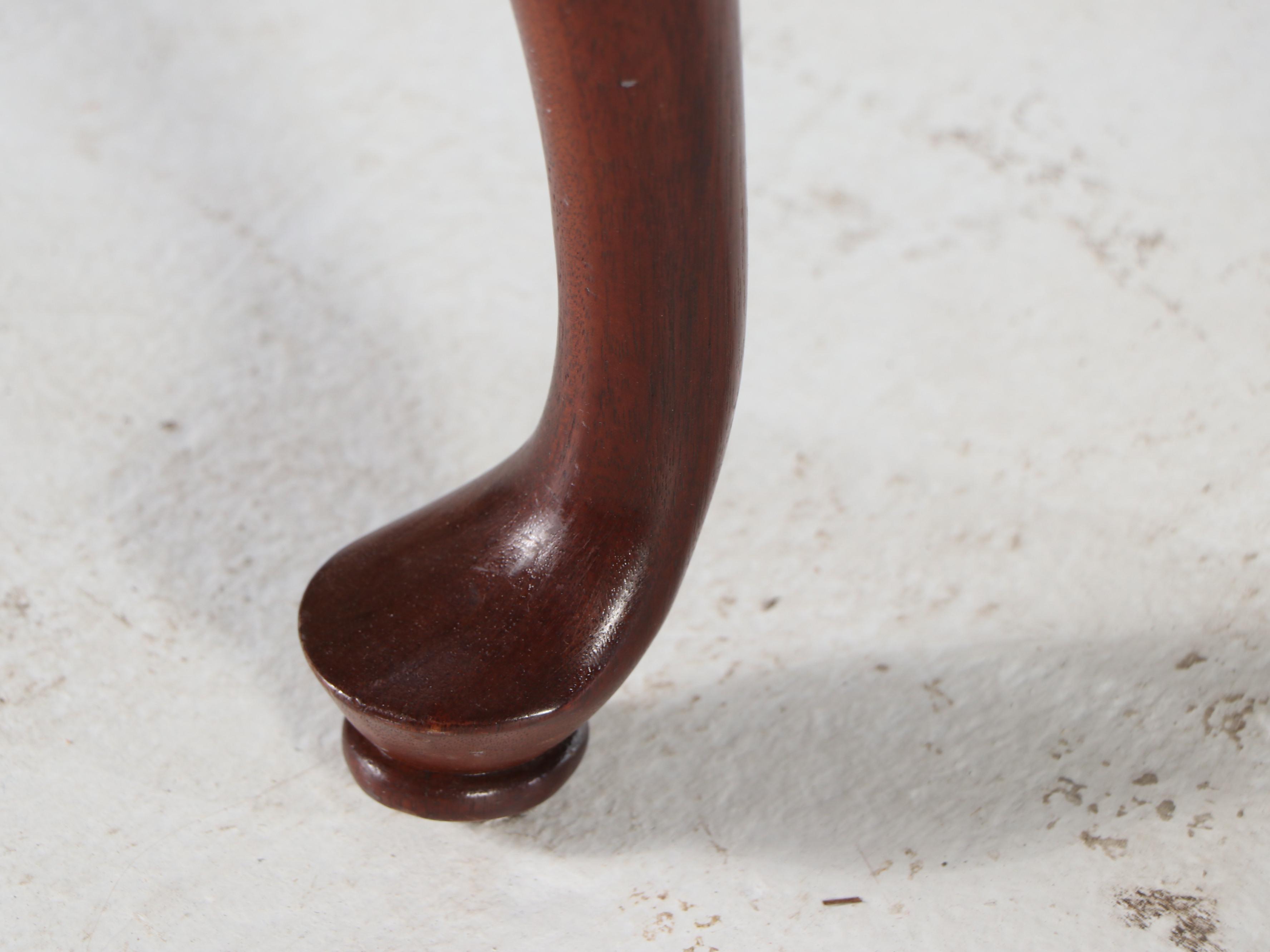 Pair of Queen Anne Style Mahogany Side Chairs