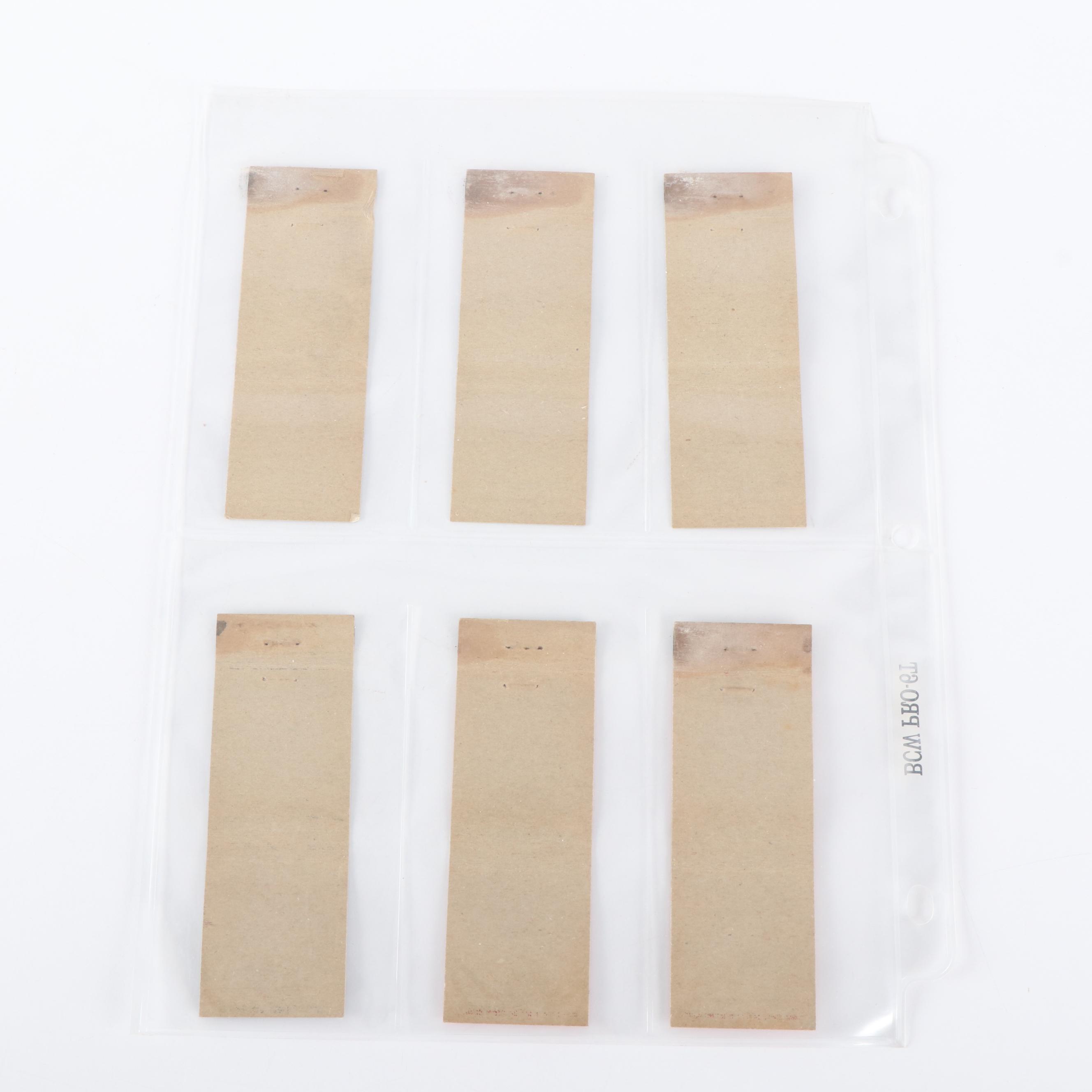 1937 Diamond Baseball Matchbooks Featuring Lonny Frey, Curt Davis, and More