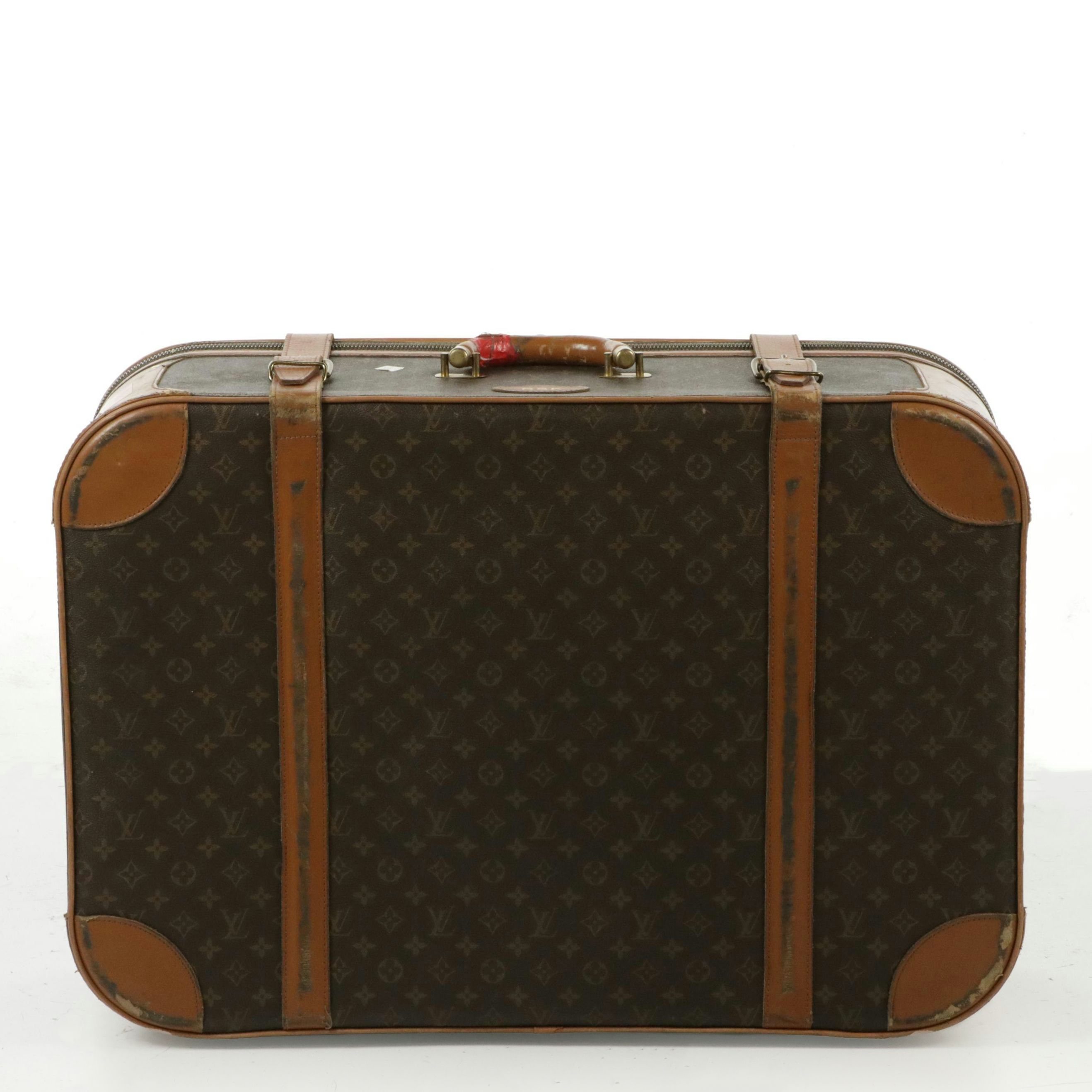 The French Company for Louis Vuitton XL Suitcases in Monogram Canvas and Leather