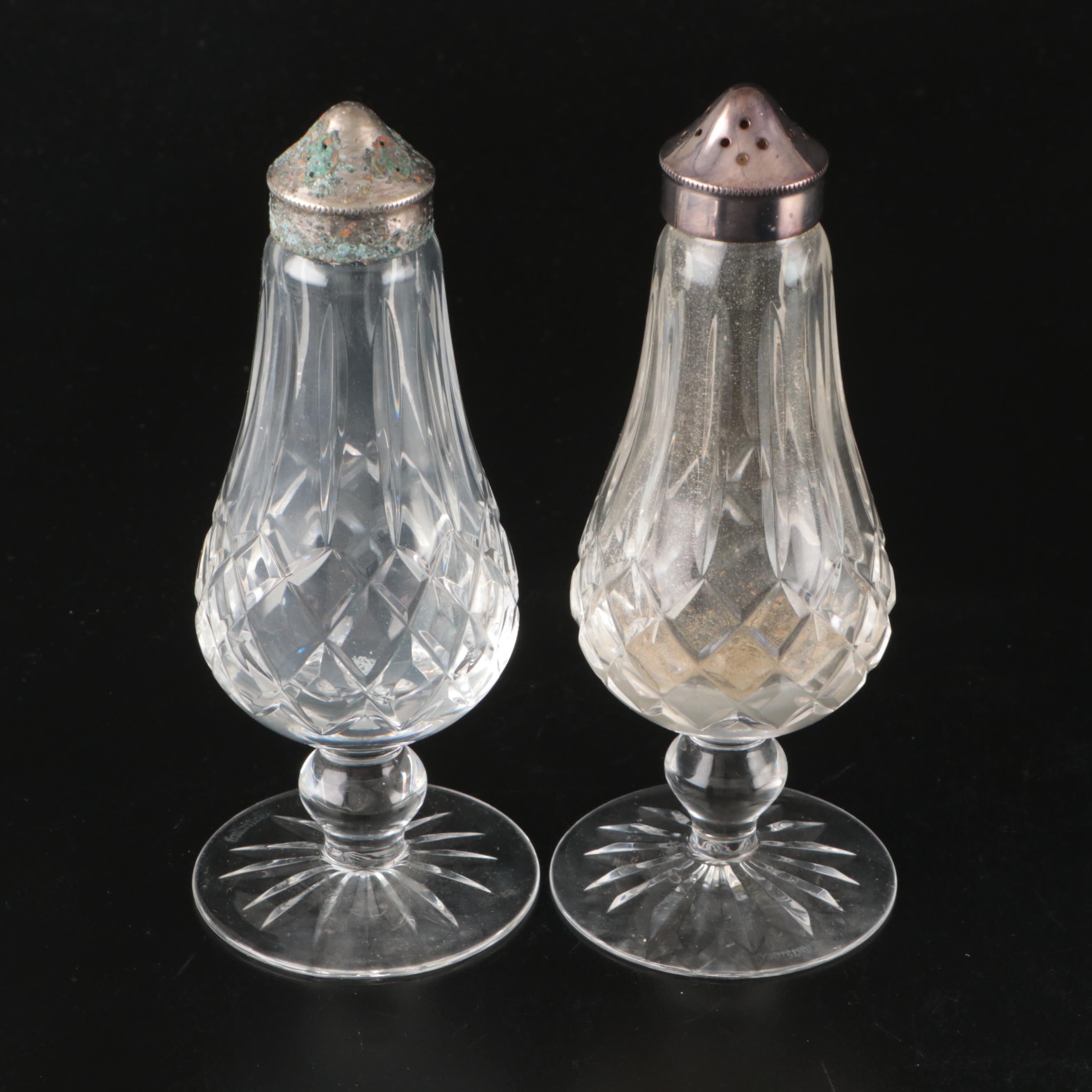 Waterford Crystal Shakers, Crystal Bowl, and Crystal Creamer
