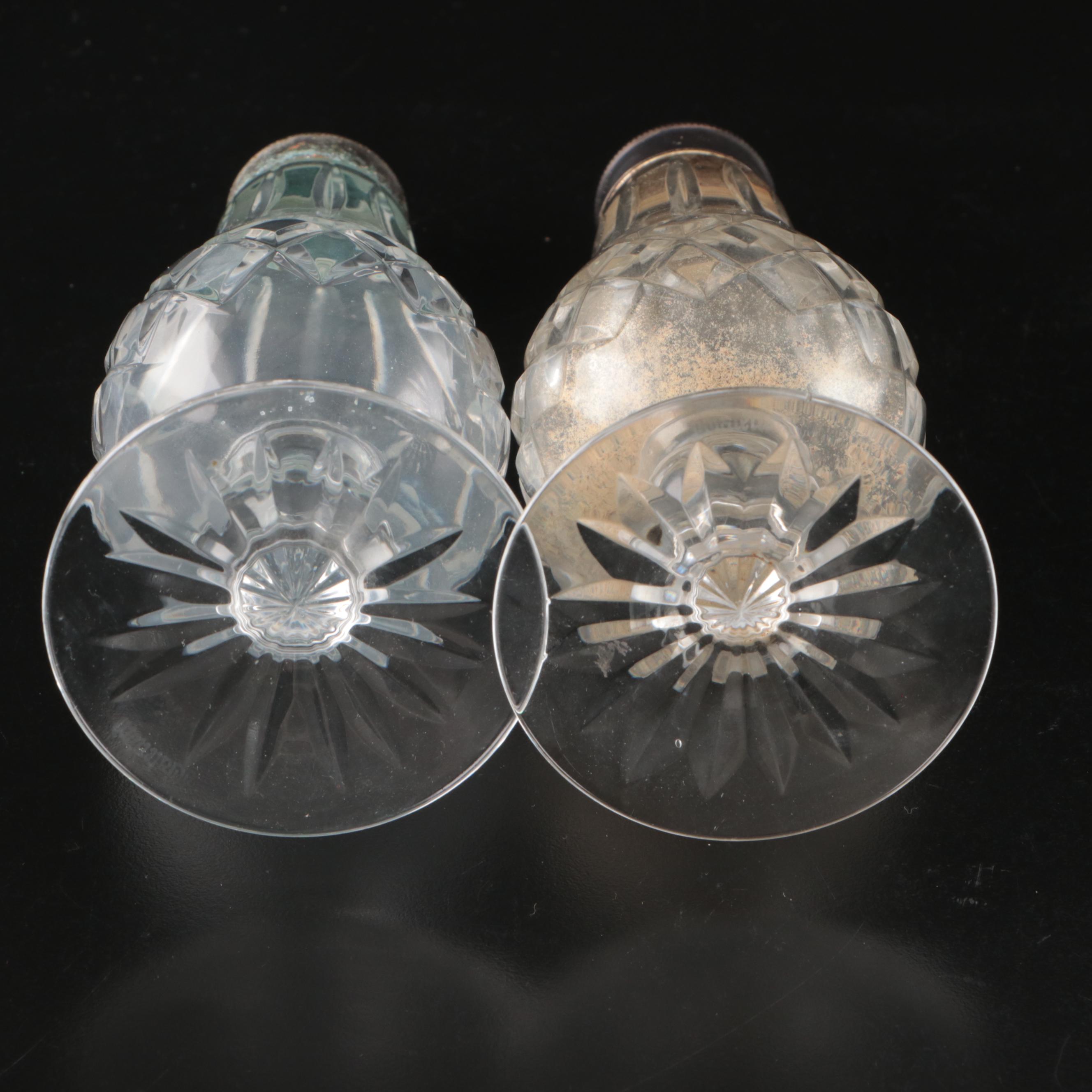 Waterford Crystal Shakers, Crystal Bowl, and Crystal Creamer