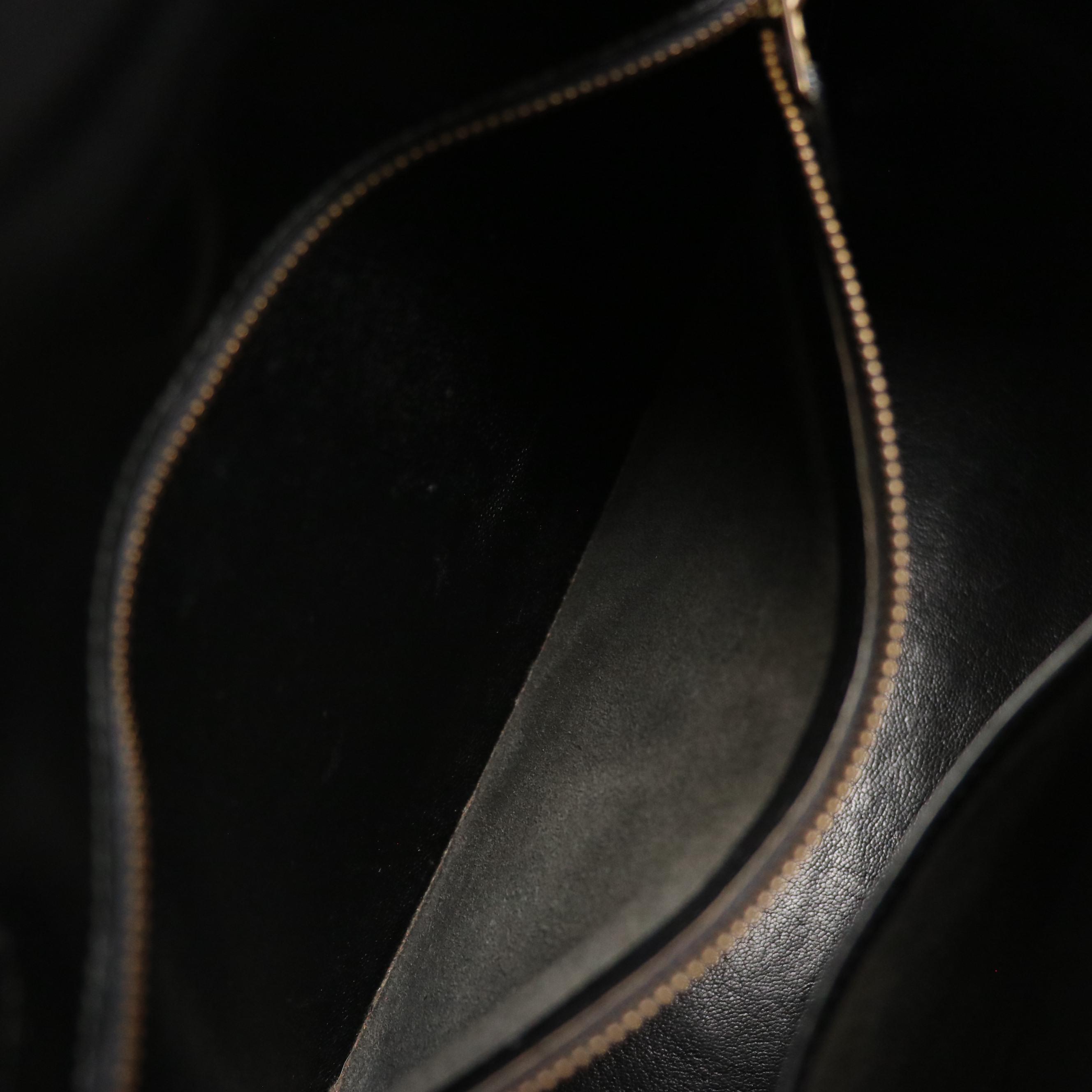 Hermès Kelly Sellier 32 Handbag in Noir Box Calf Leather