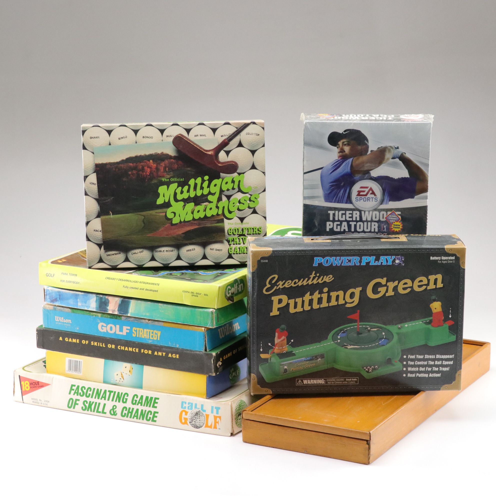 "Mulligan Madness" and Other Golf Board Games