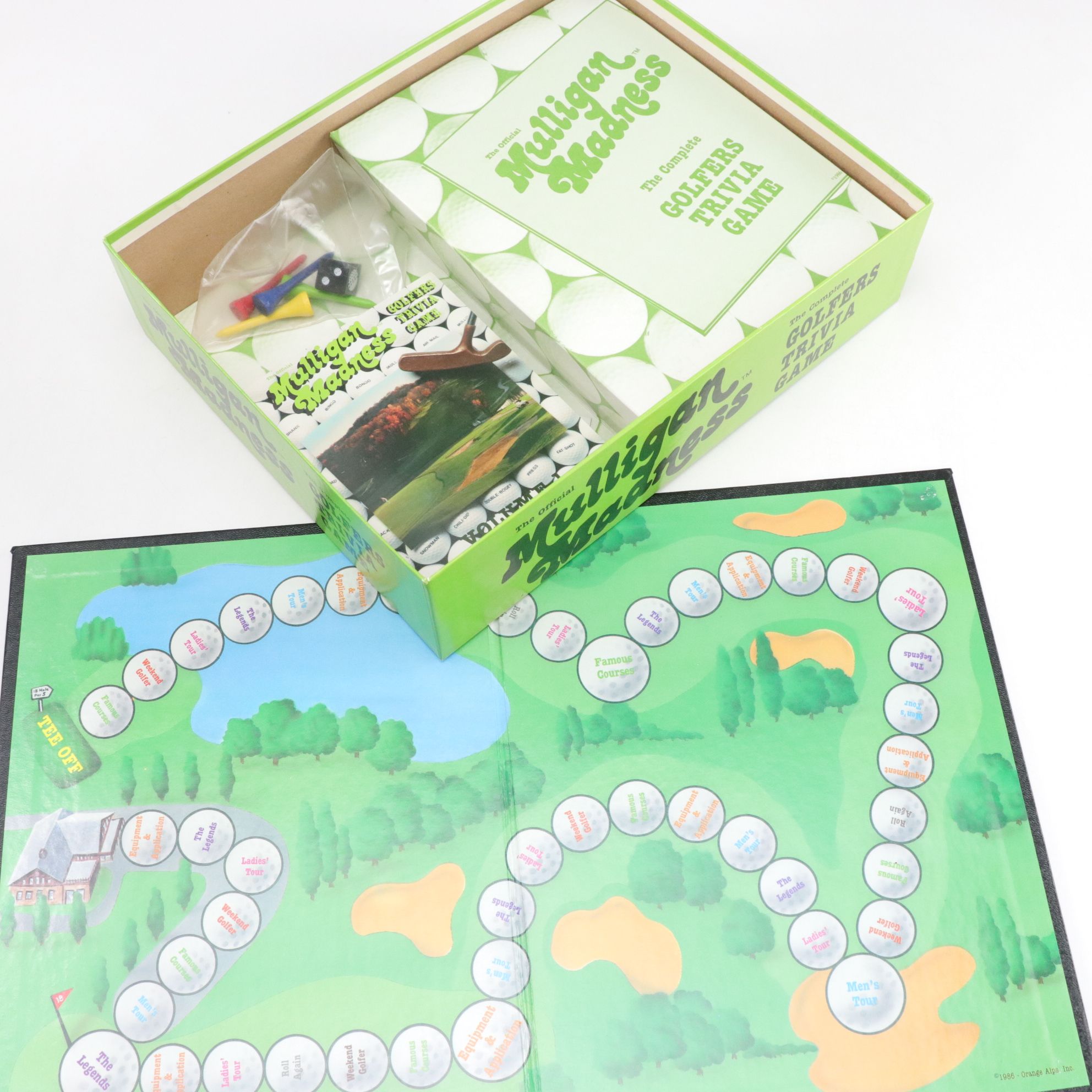 "Mulligan Madness" and Other Golf Board Games
