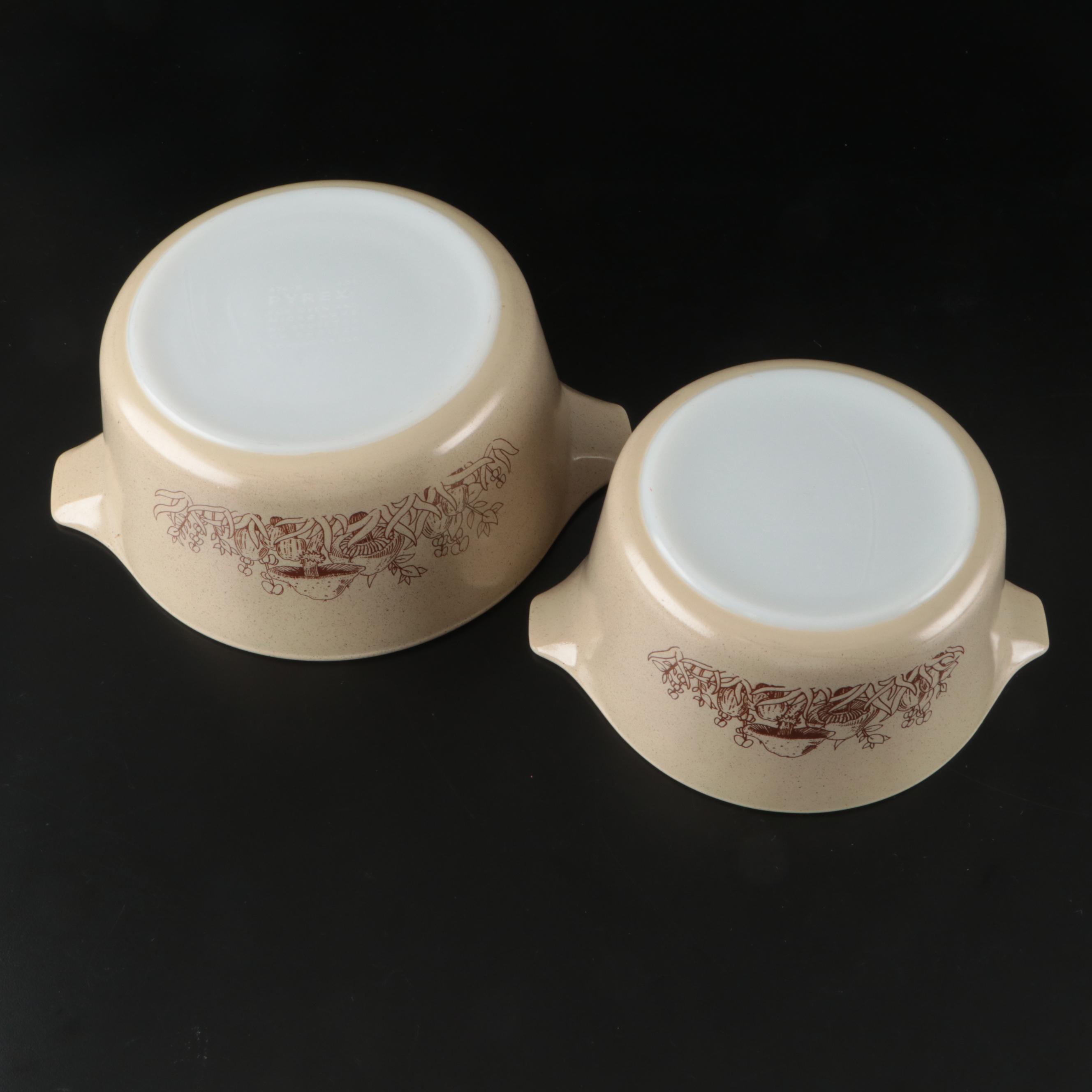 Corning "Forest Fancies" Covered Casserole Dishes, 1981 - 1986