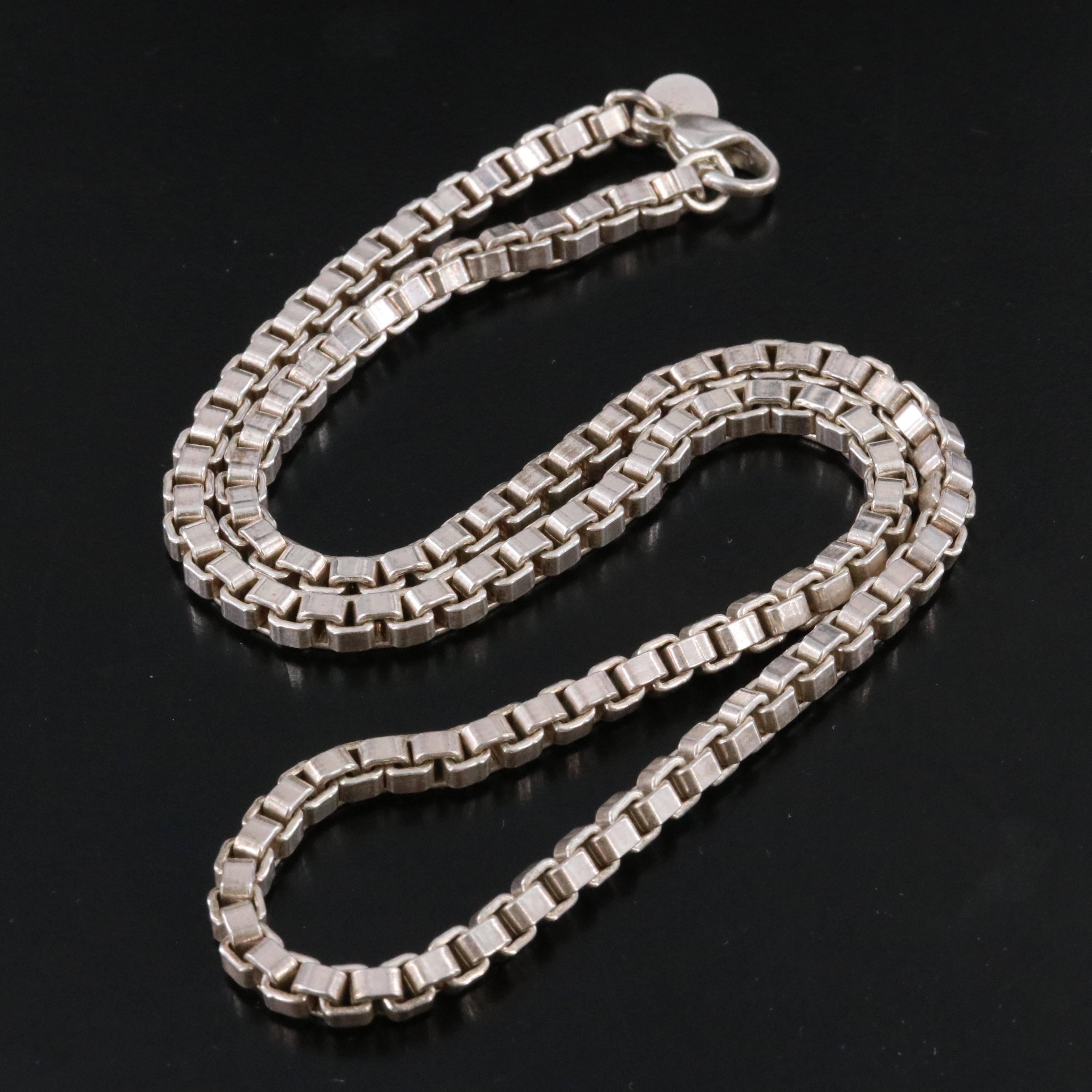 Tiffany & Co. Sterling Venetian Chain Necklace
