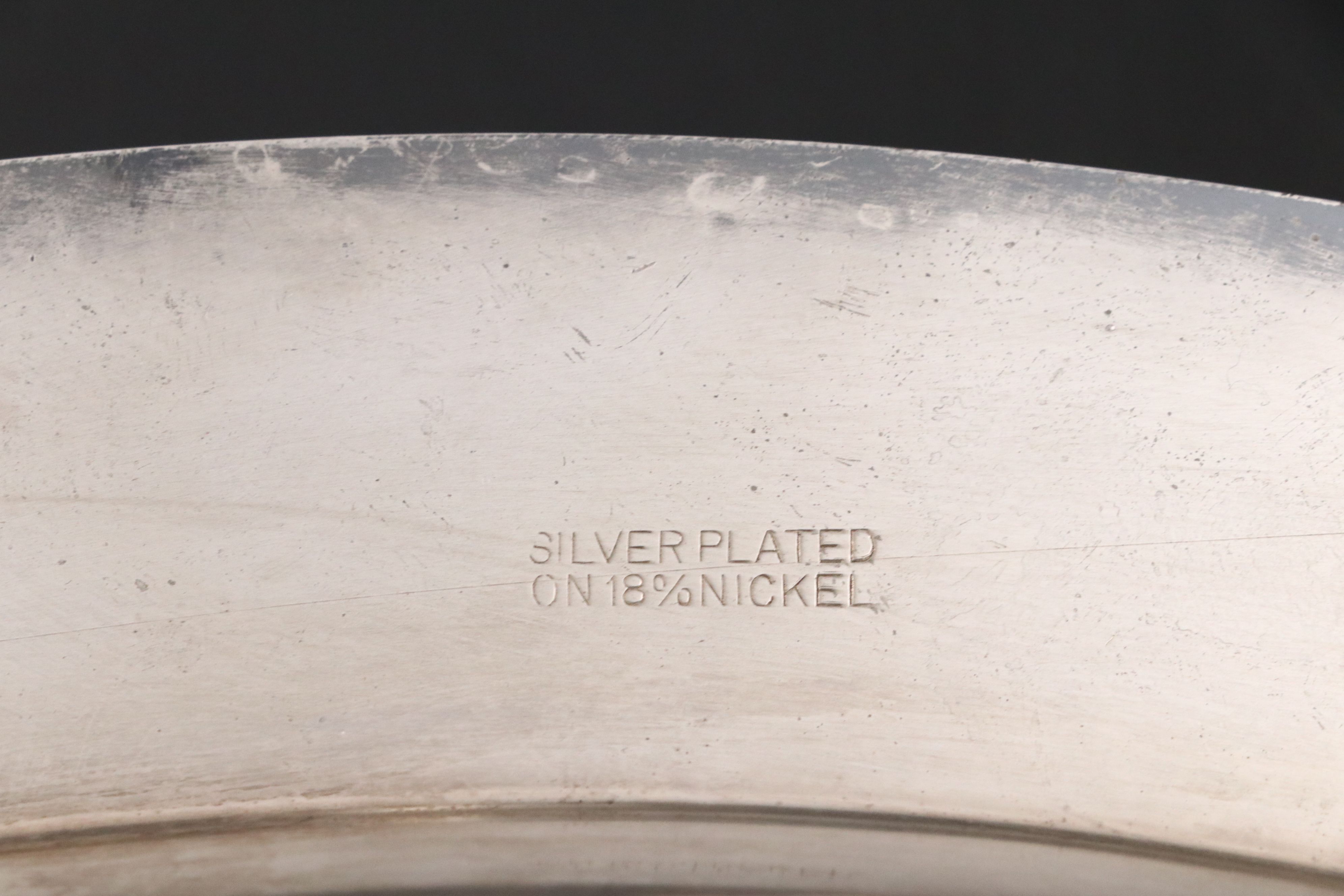 Victorian Style North American Silver Plate and Glass Tableware