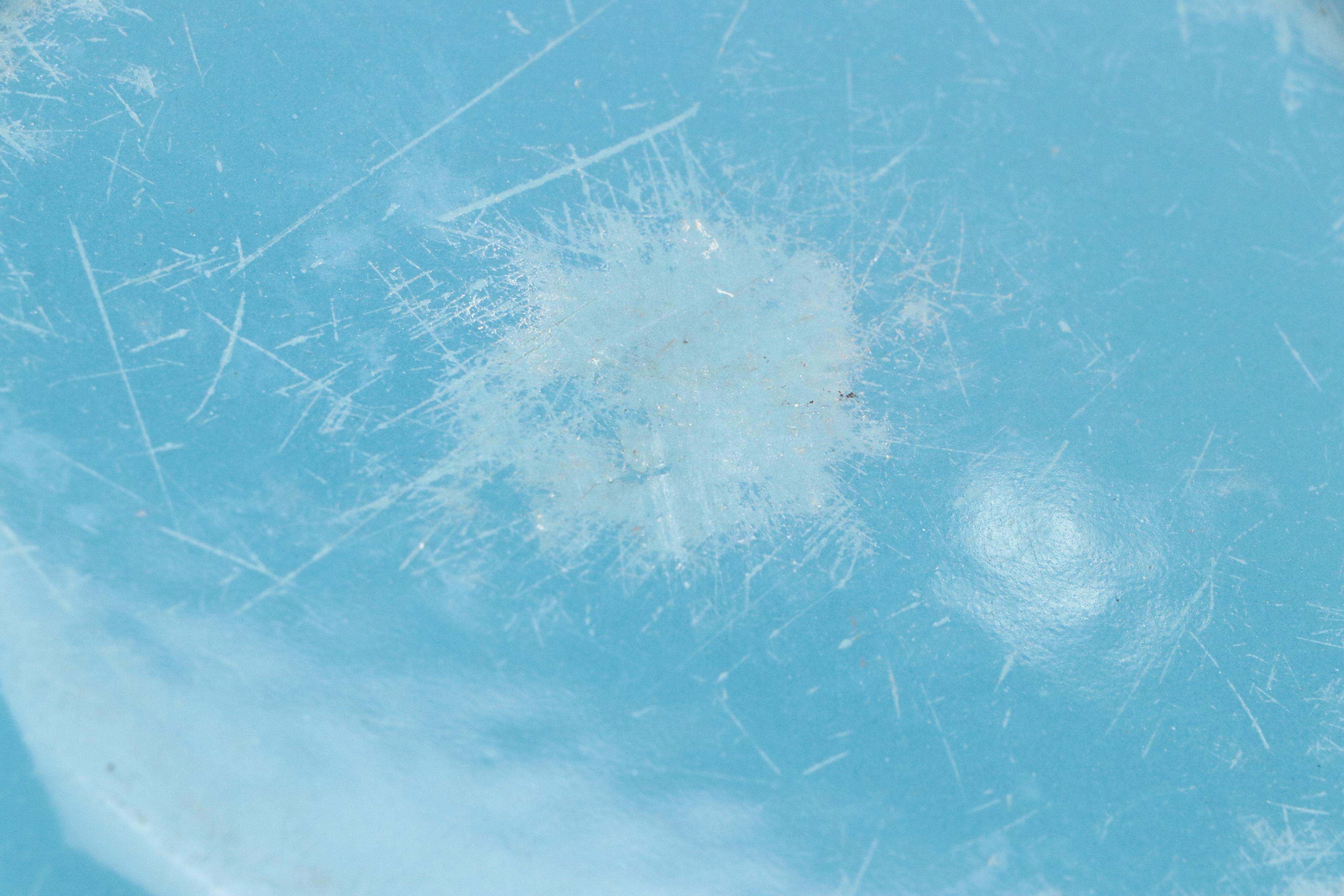 MCM Cathrineholm Blue Lotus Leaf Enamel Bowls and Red Orange Casserole