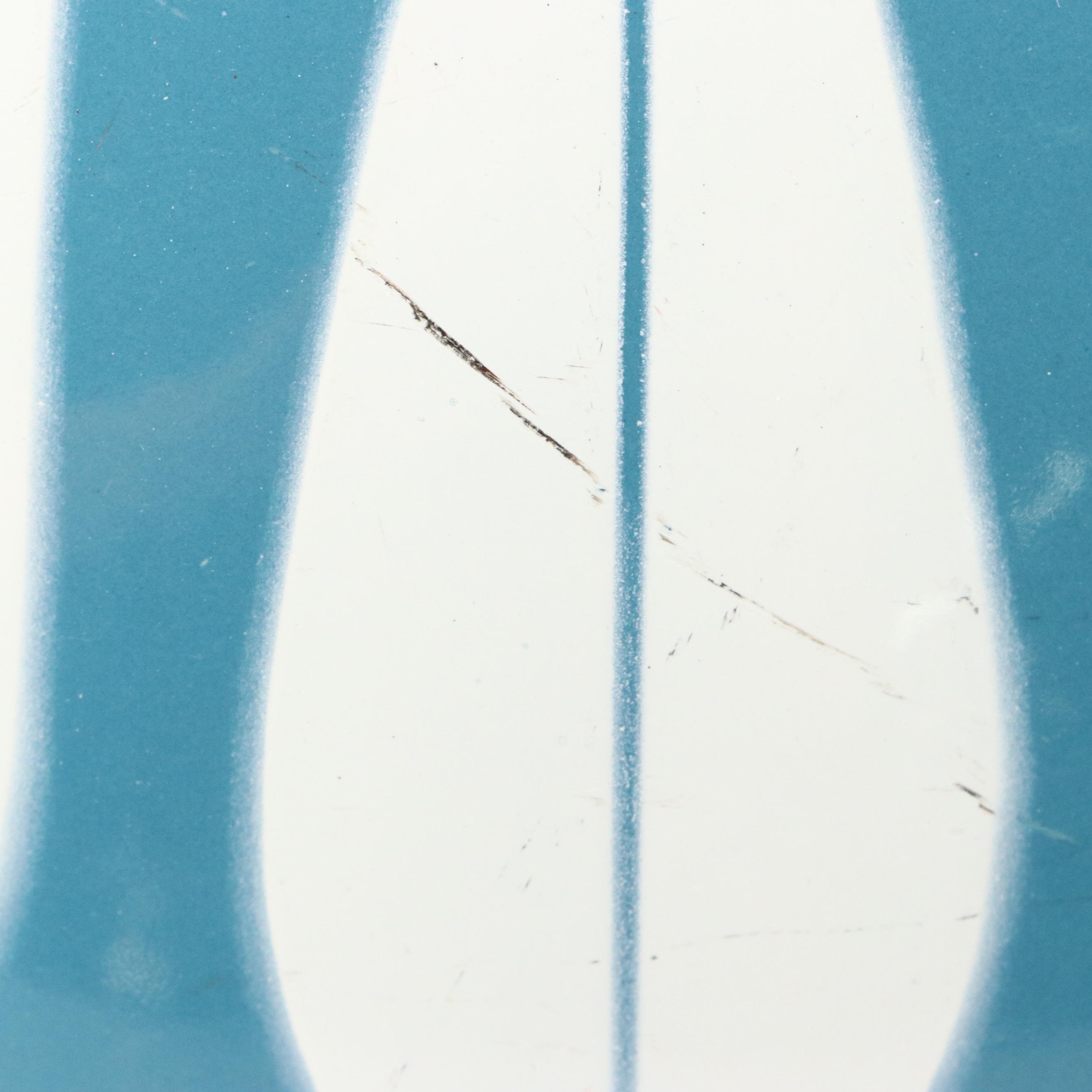 MCM Cathrineholm Blue Lotus Leaf Enamel Bowls and Red Orange Casserole