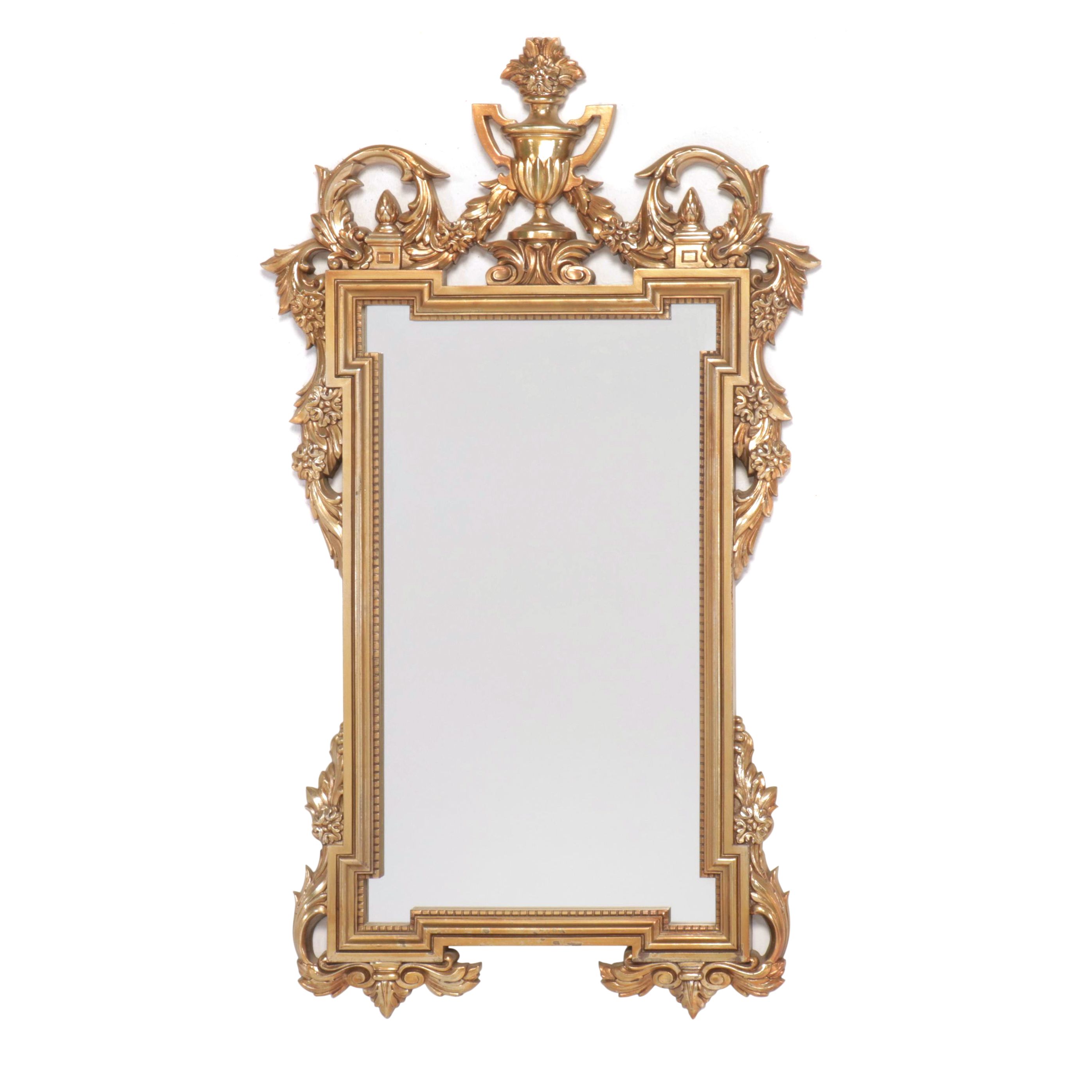 Carolina Mirror Co. Adams Style Giltwood Wall Mirror