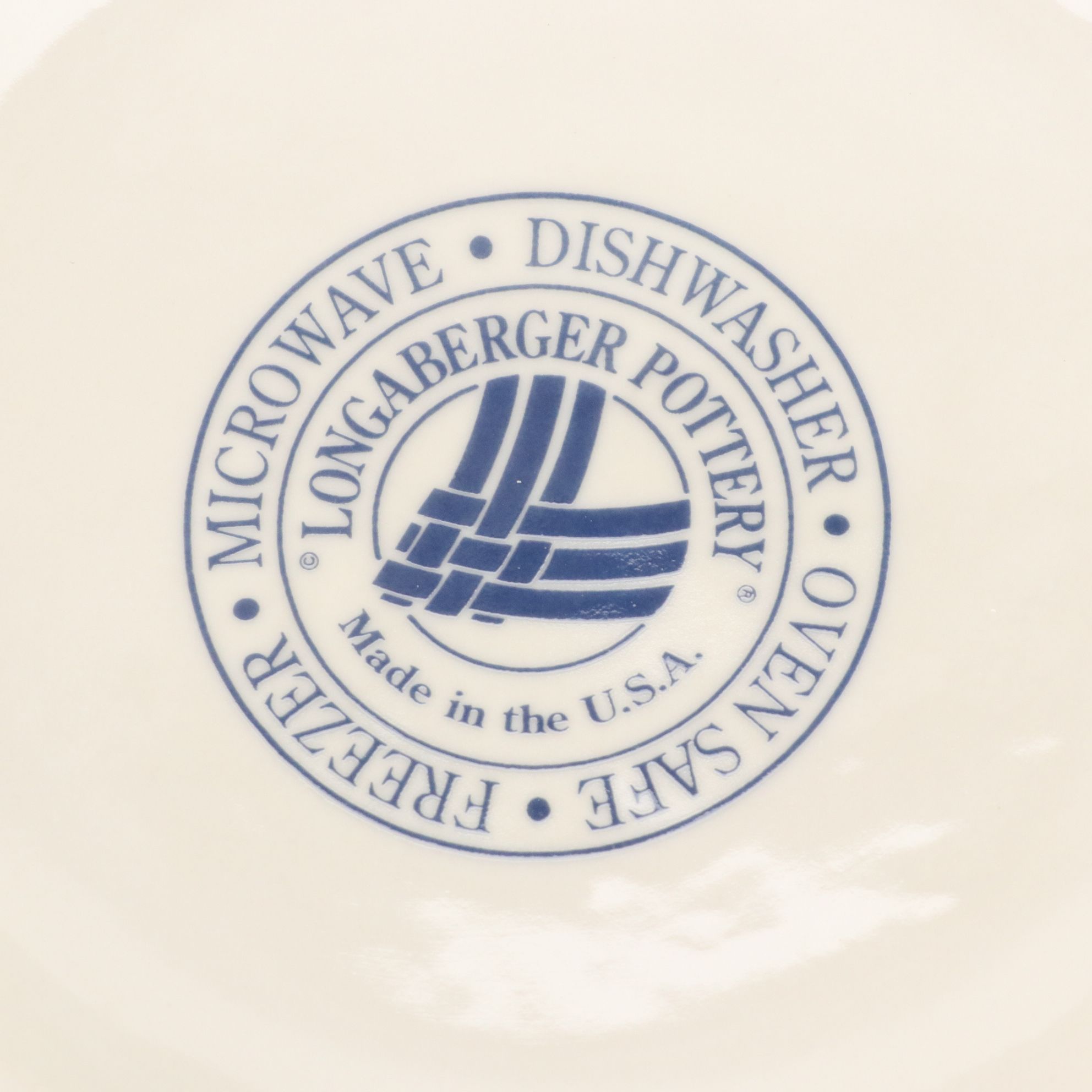 Longaberger Extra Large Mixing Bowl and Pair of Pitchers