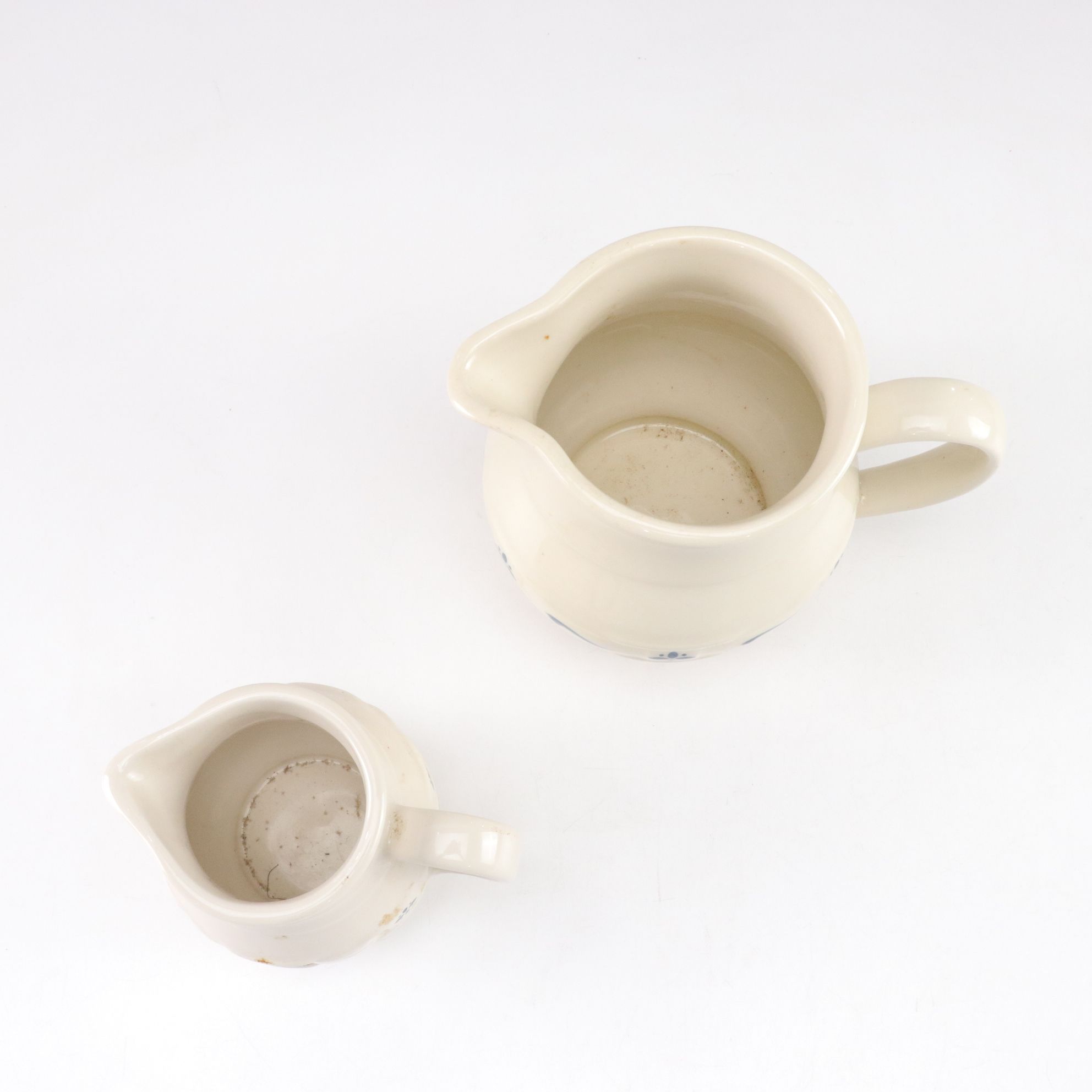 Longaberger Extra Large Mixing Bowl and Pair of Pitchers