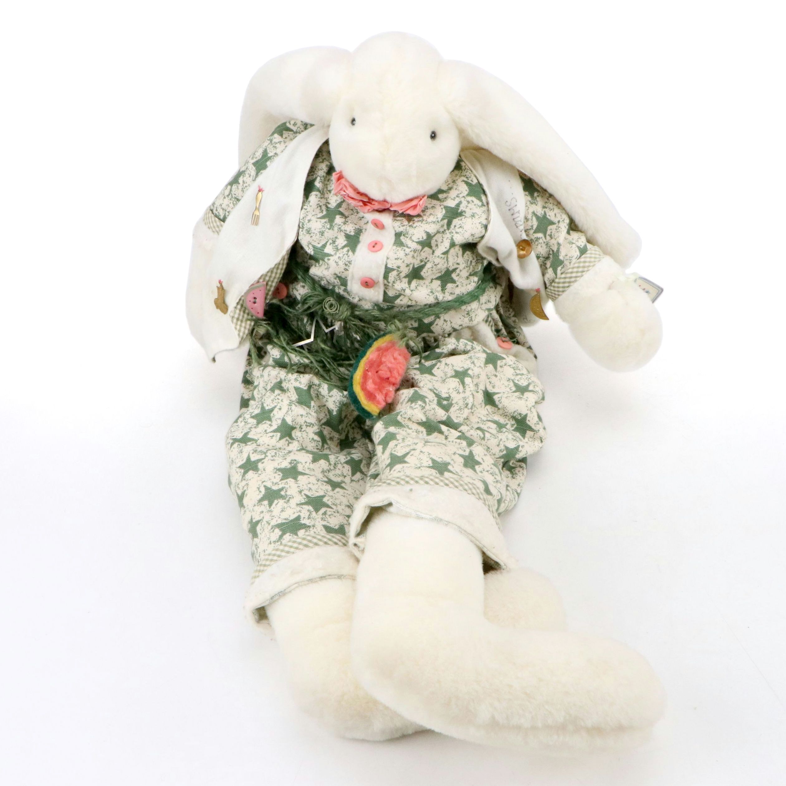 Bunnies by the Bay "Walter Melon" Handcrafted Stuffed Bunny, 1986