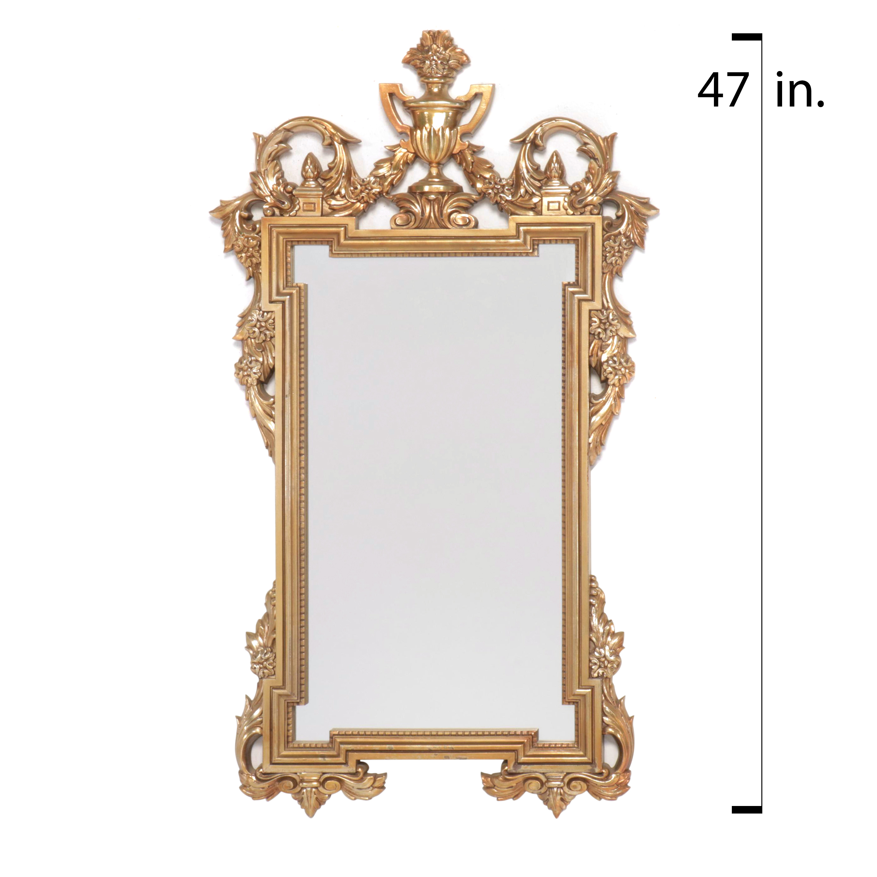 Carolina Mirror Co. Adams Style Giltwood Wall Mirror