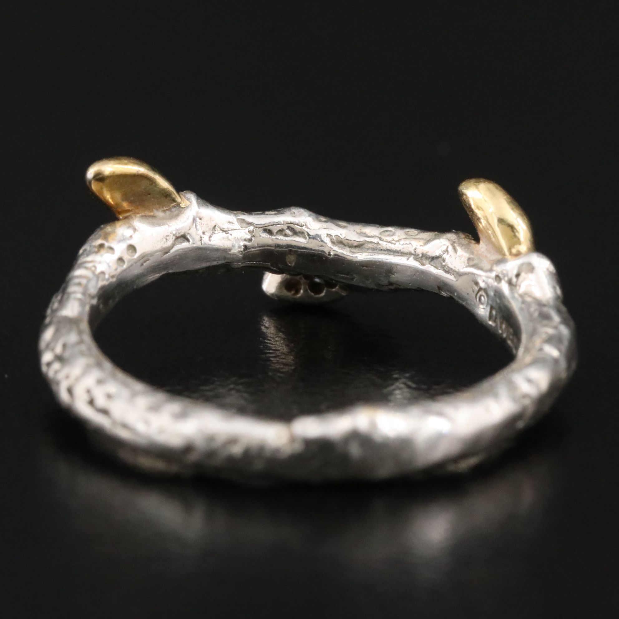 Stephen Dweck Sterling Diamond Ring