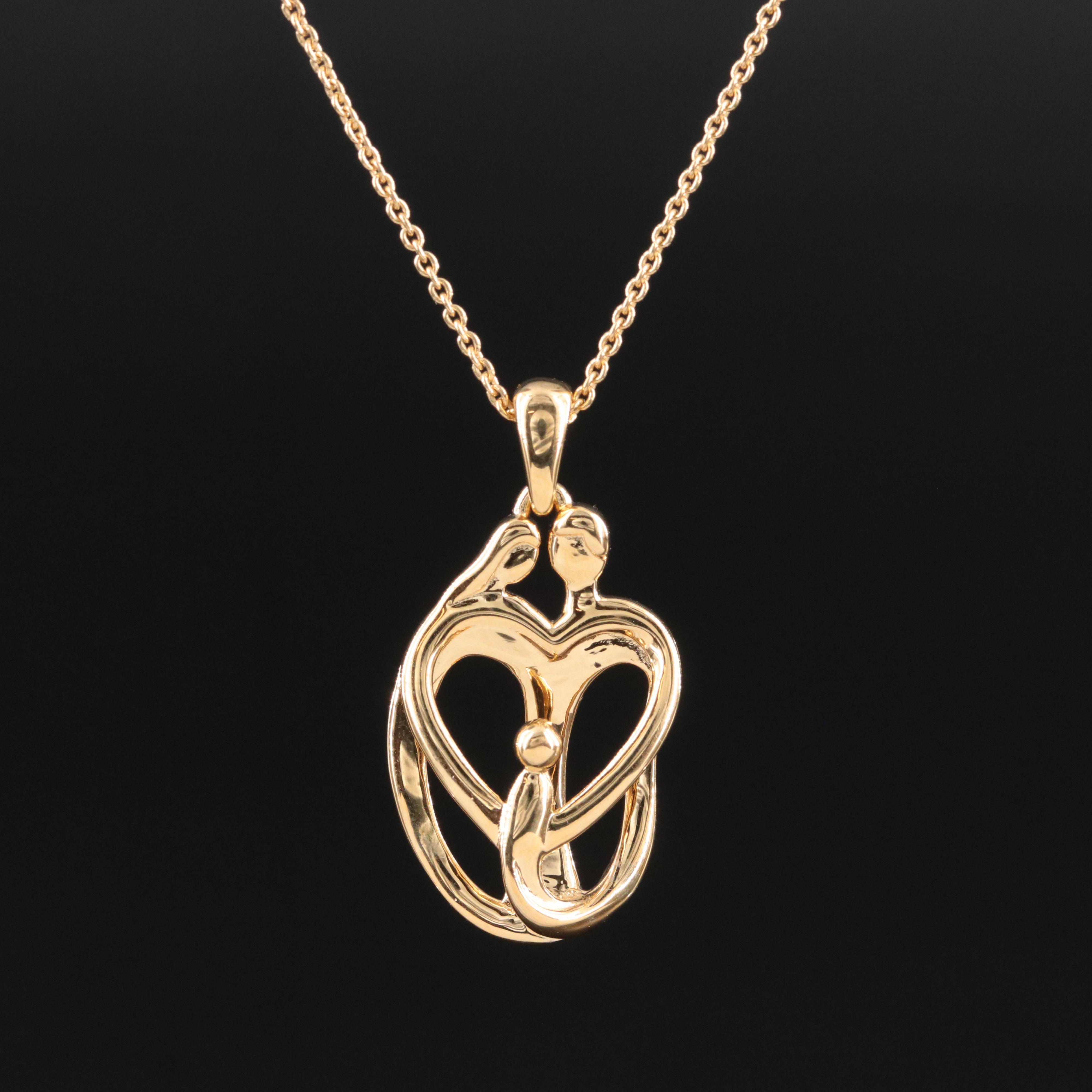 Sterling Family Pendant Necklace