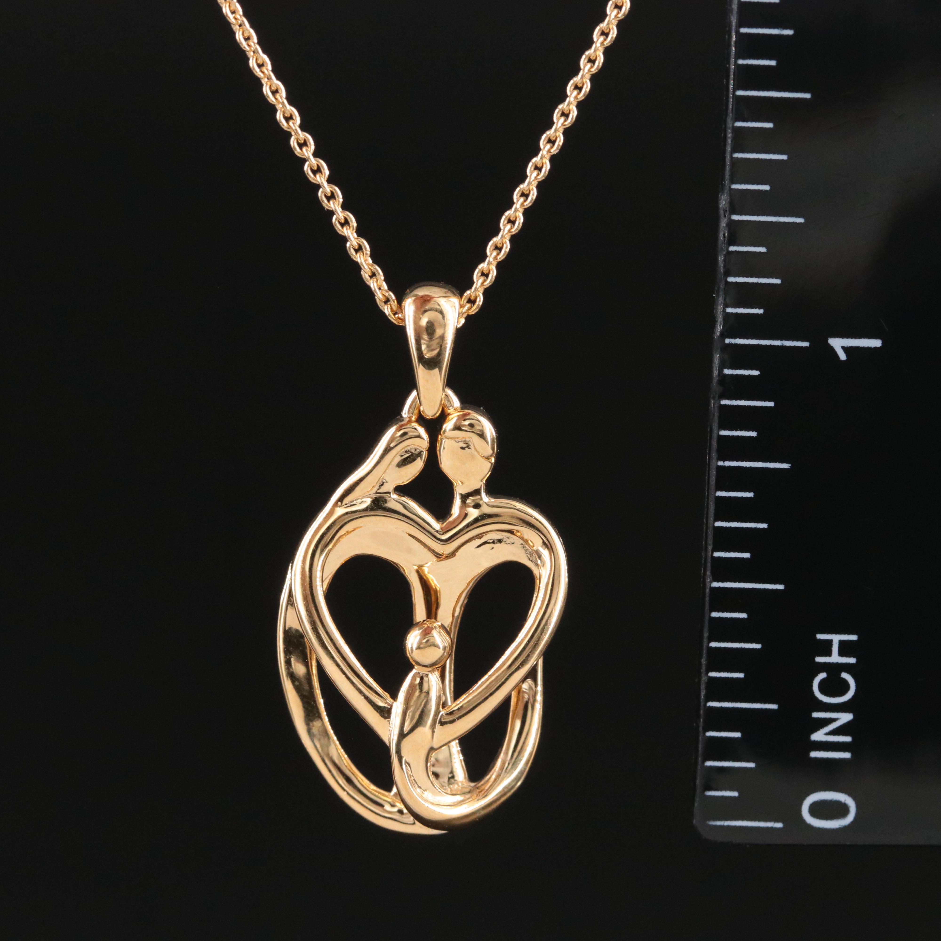 Sterling Family Pendant Necklace