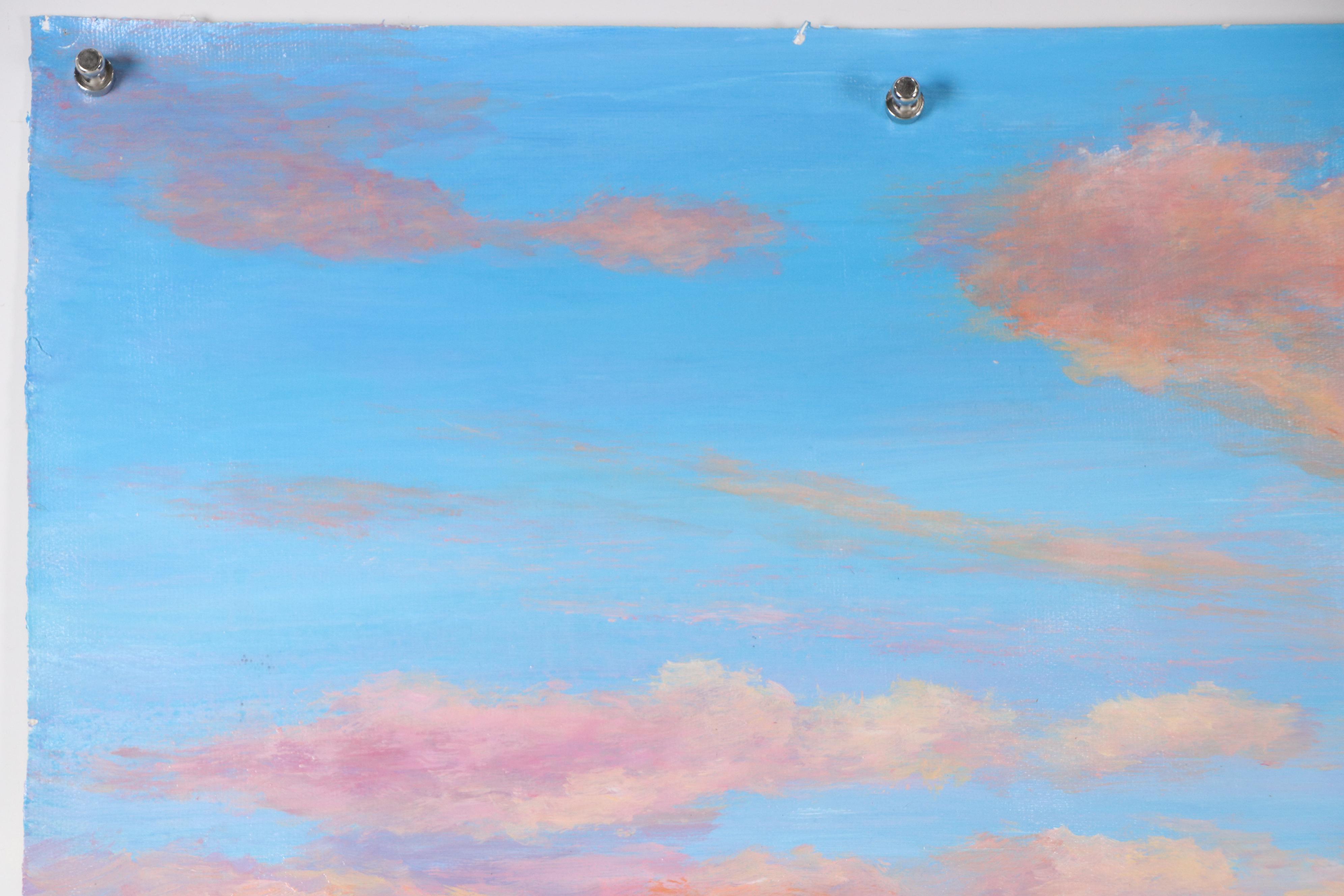 Western American Landscape Oil Painting, Circa 2020