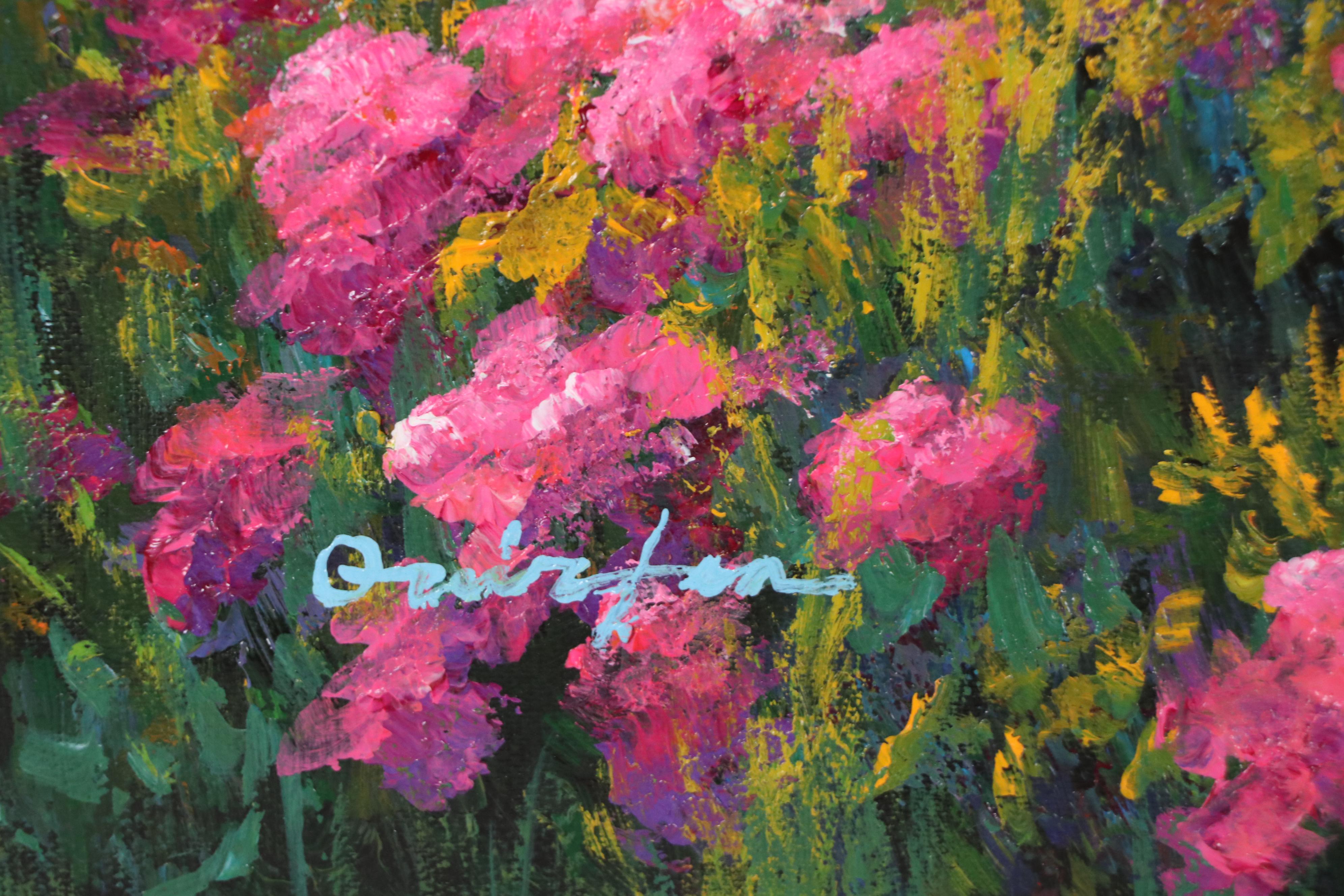 Western American Landscape Oil Painting, Circa 2020