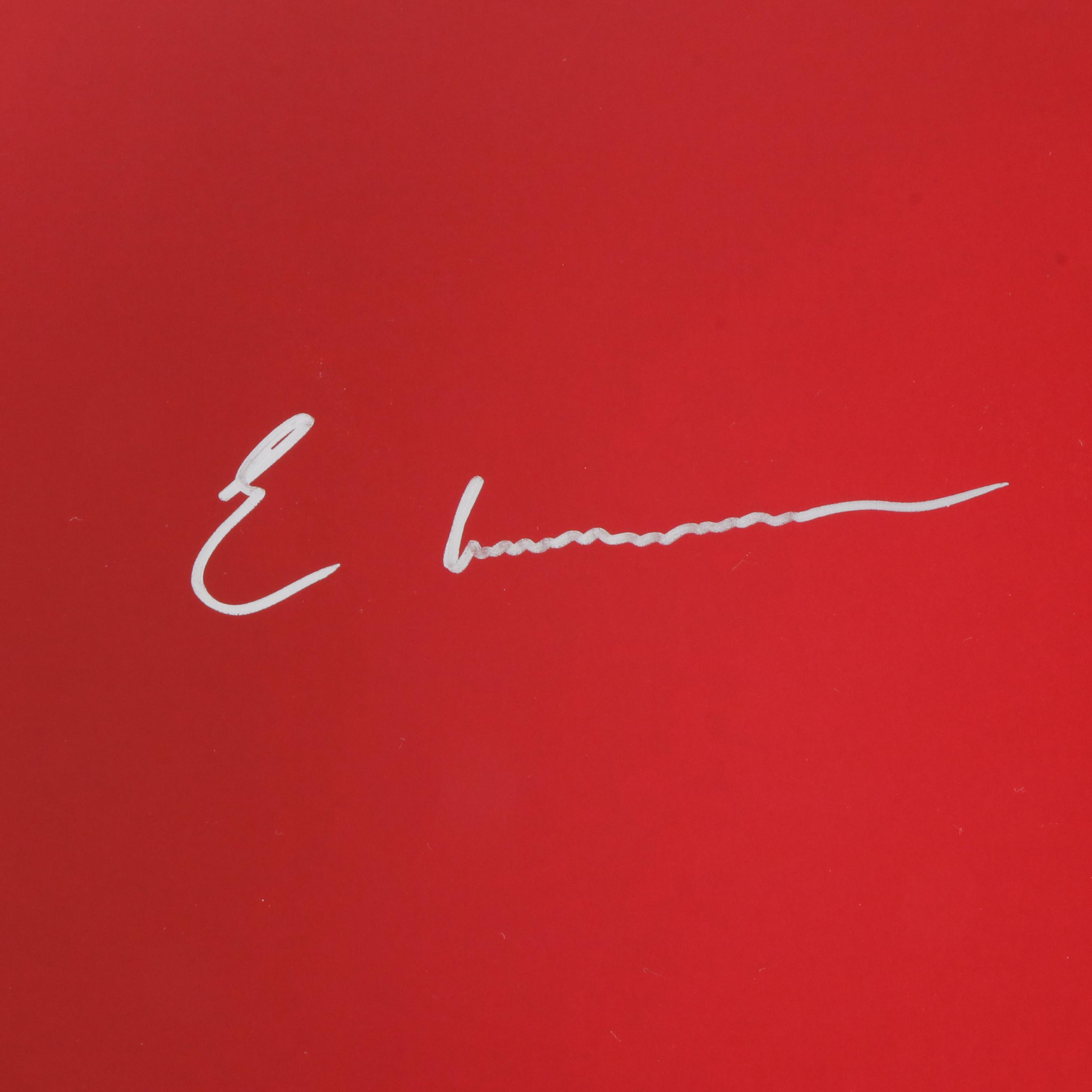 Elly De La Cruz Signed Cincinnati Reds Baseball Print, Beckett