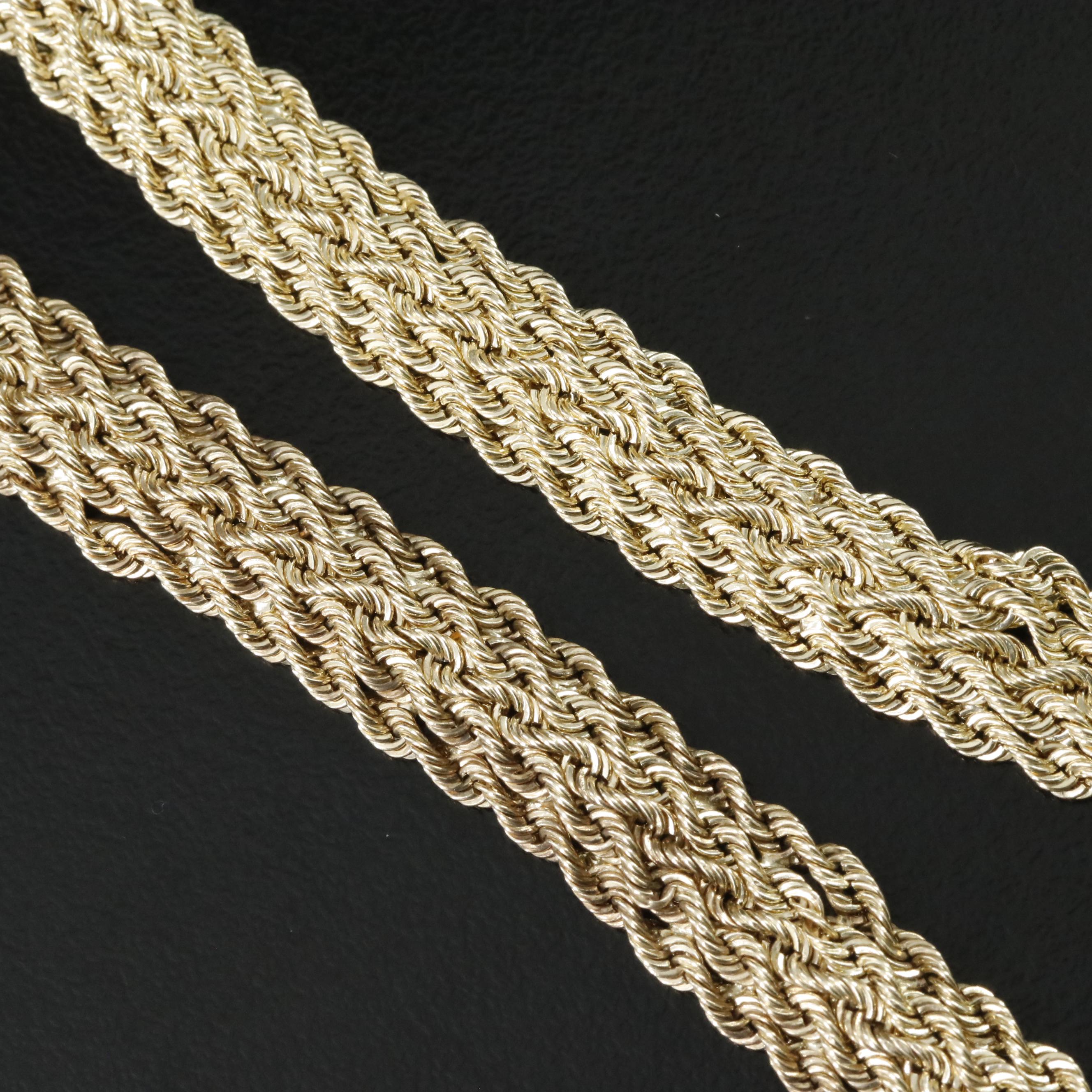 10K Rope Chain Necklace