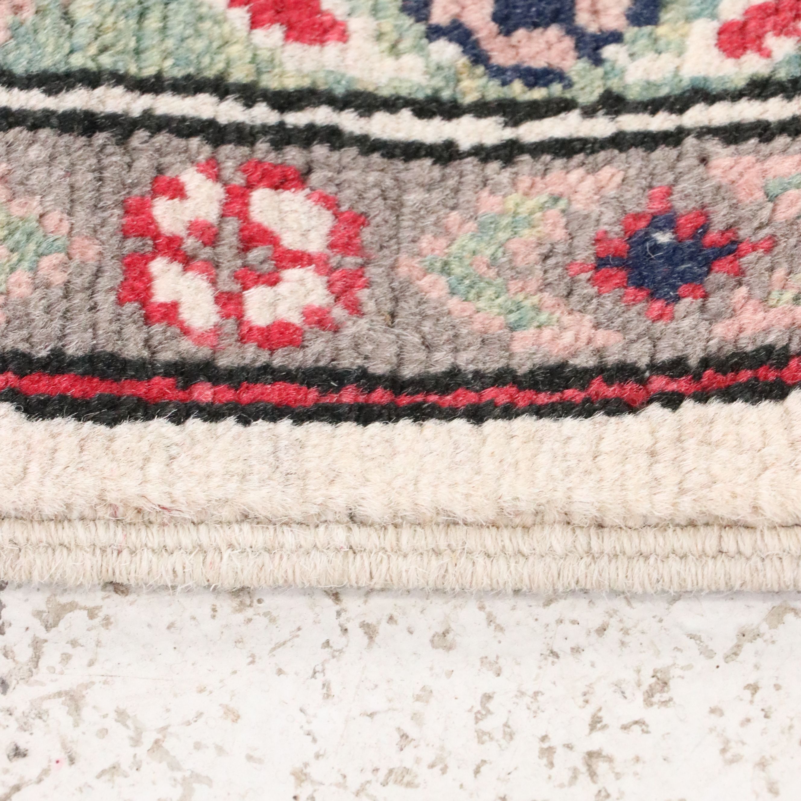 5'6 x 8'1 Hand-Knotted Pakistani Kazak Area Rug