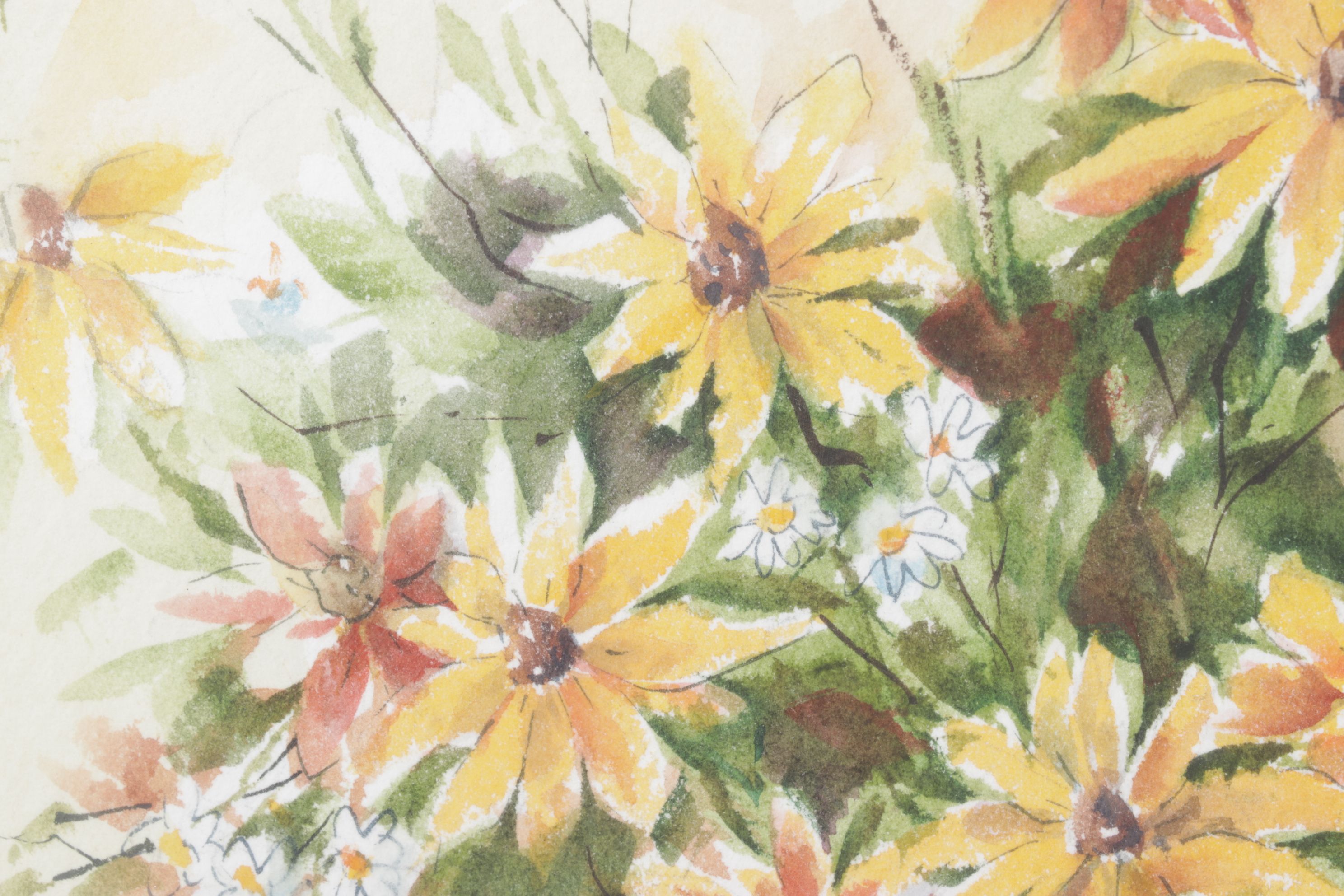 Annette Reynolds Watercolor Paintings of Various Bouquet Floral Arrangements
