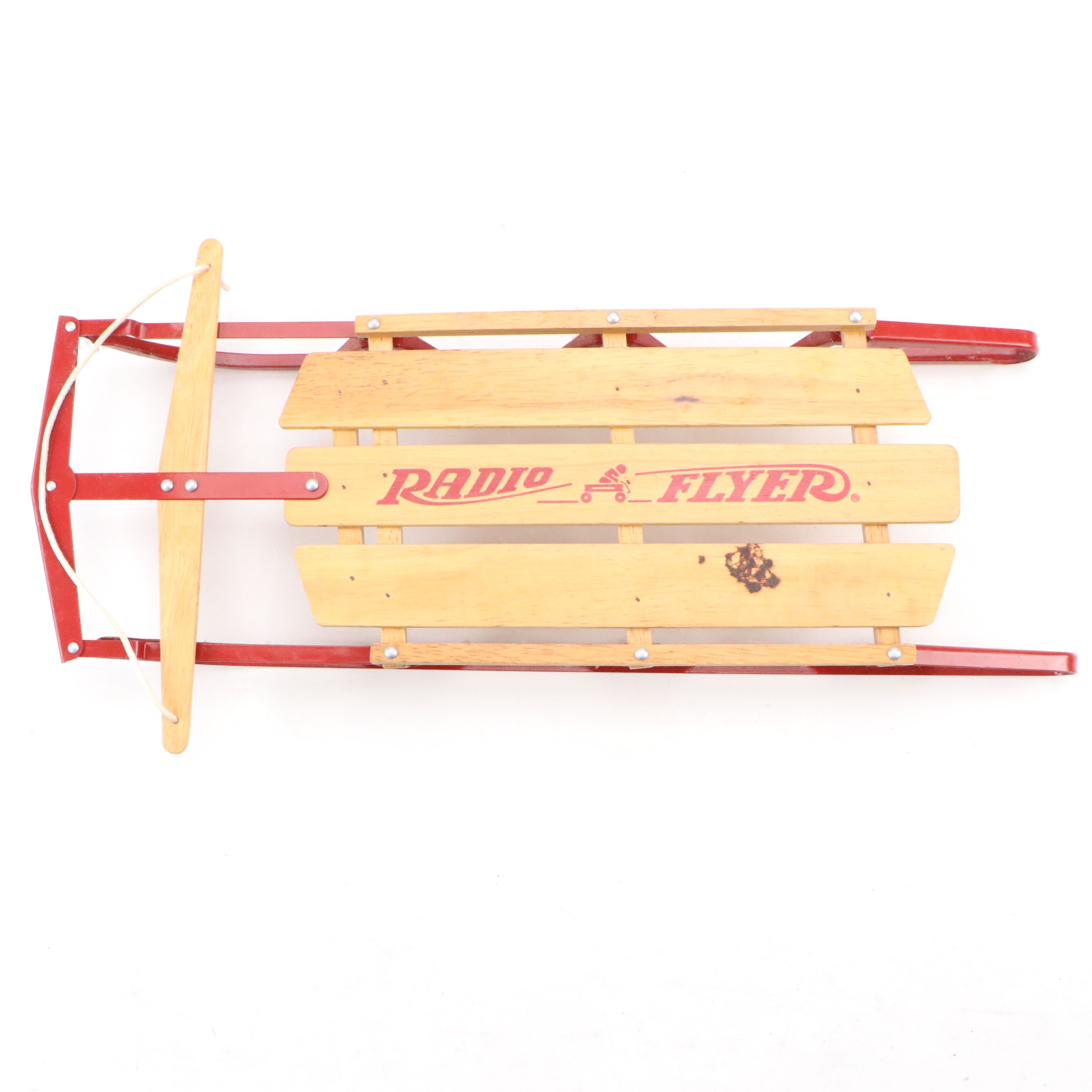 Radio Flyer Wood Wagon, Sled and Other Metal Diecast Toys