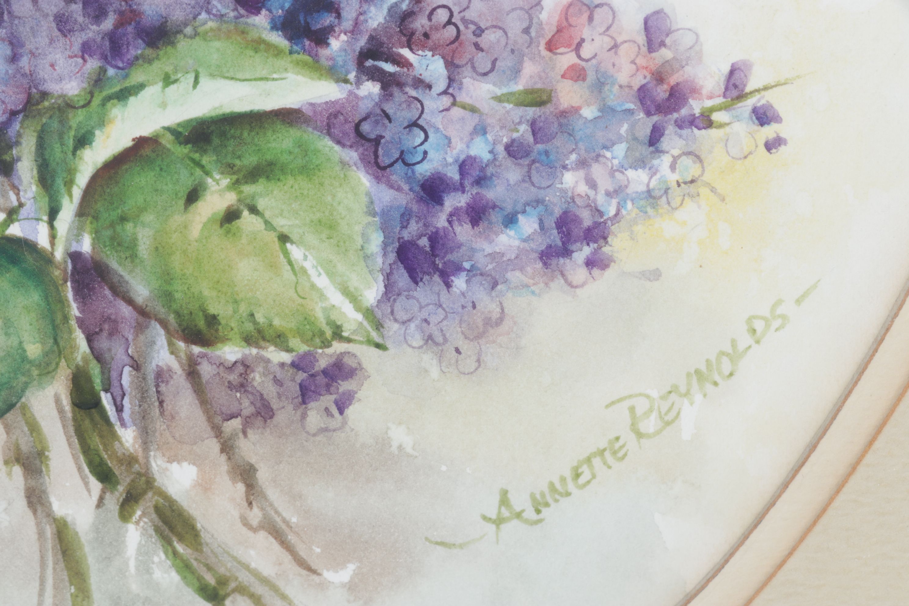 Annette Reynolds Watercolor Paintings of Various Bouquet Floral Arrangements