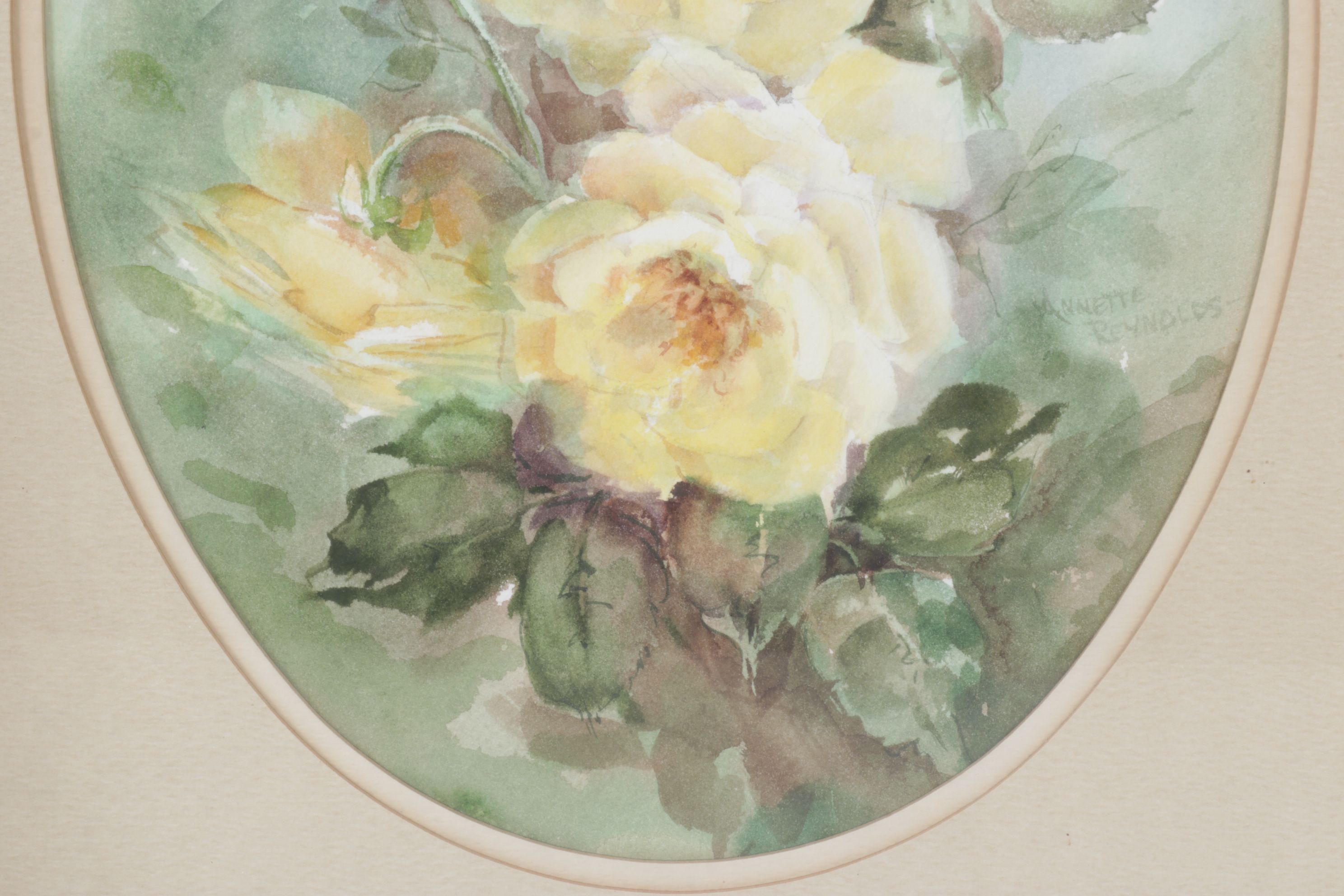 Annette Reynolds Watercolor Paintings of Various Bouquet Floral Arrangements