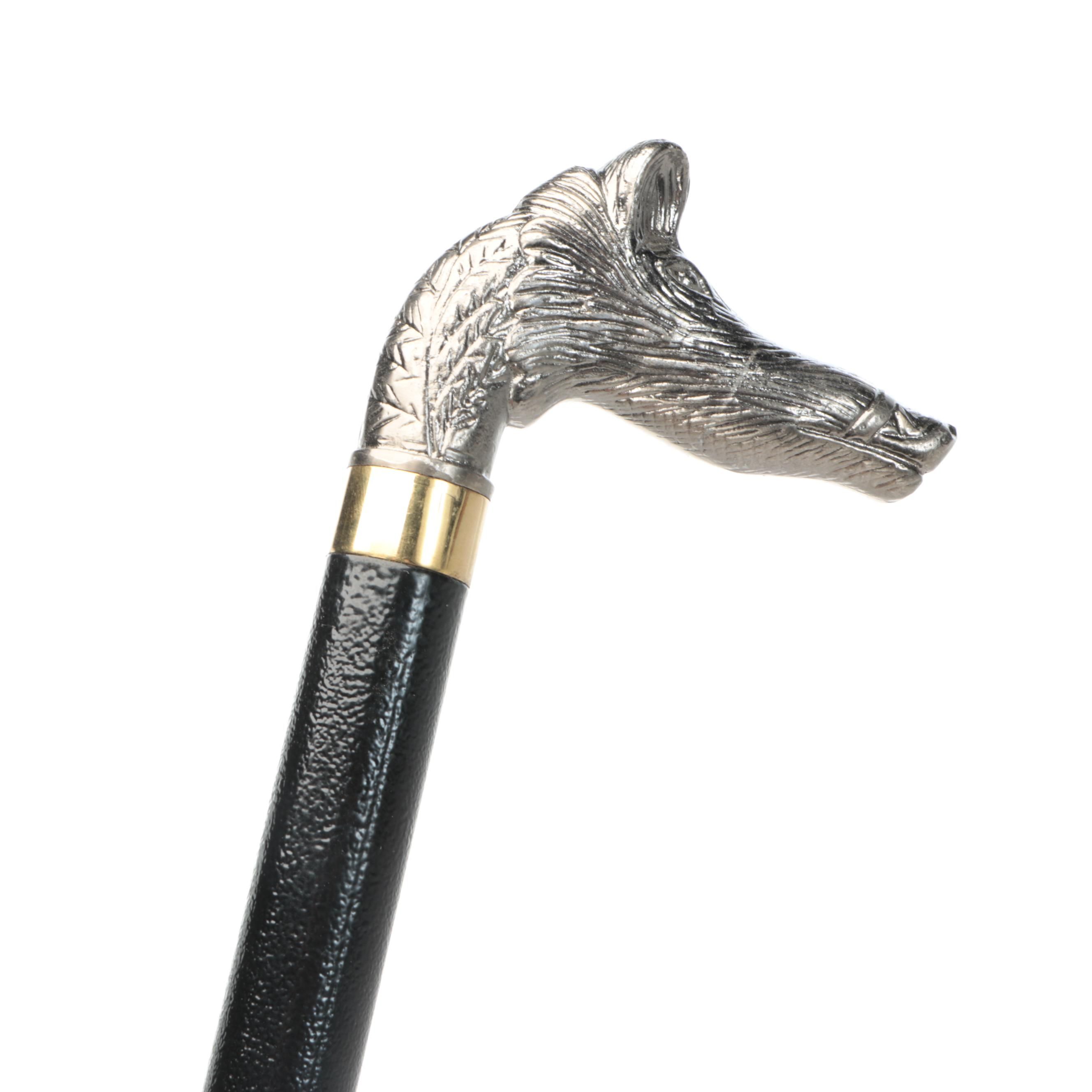 Boar Head Derby Handled Sword Cane