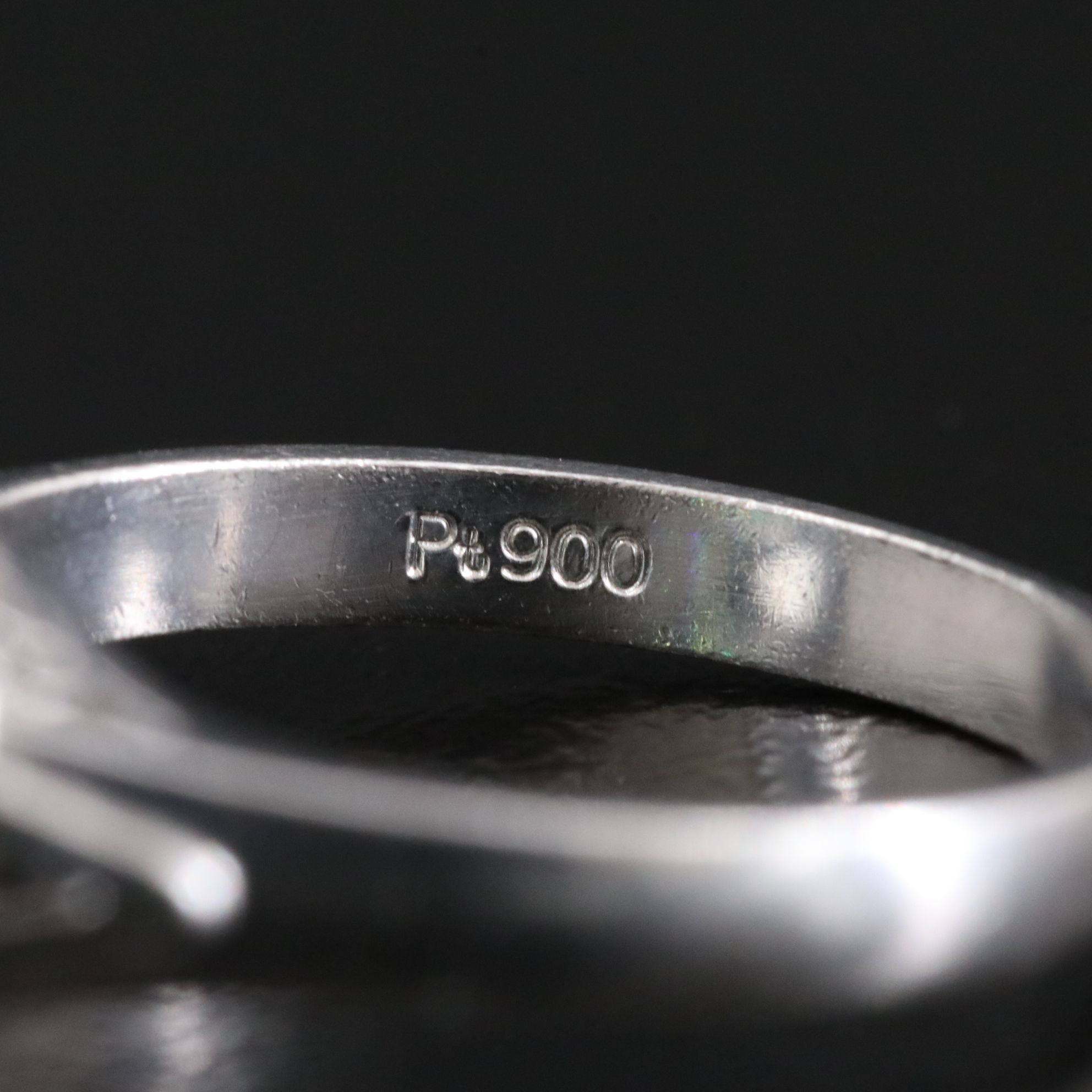 Platinum Tourmaline and Diamond Ring