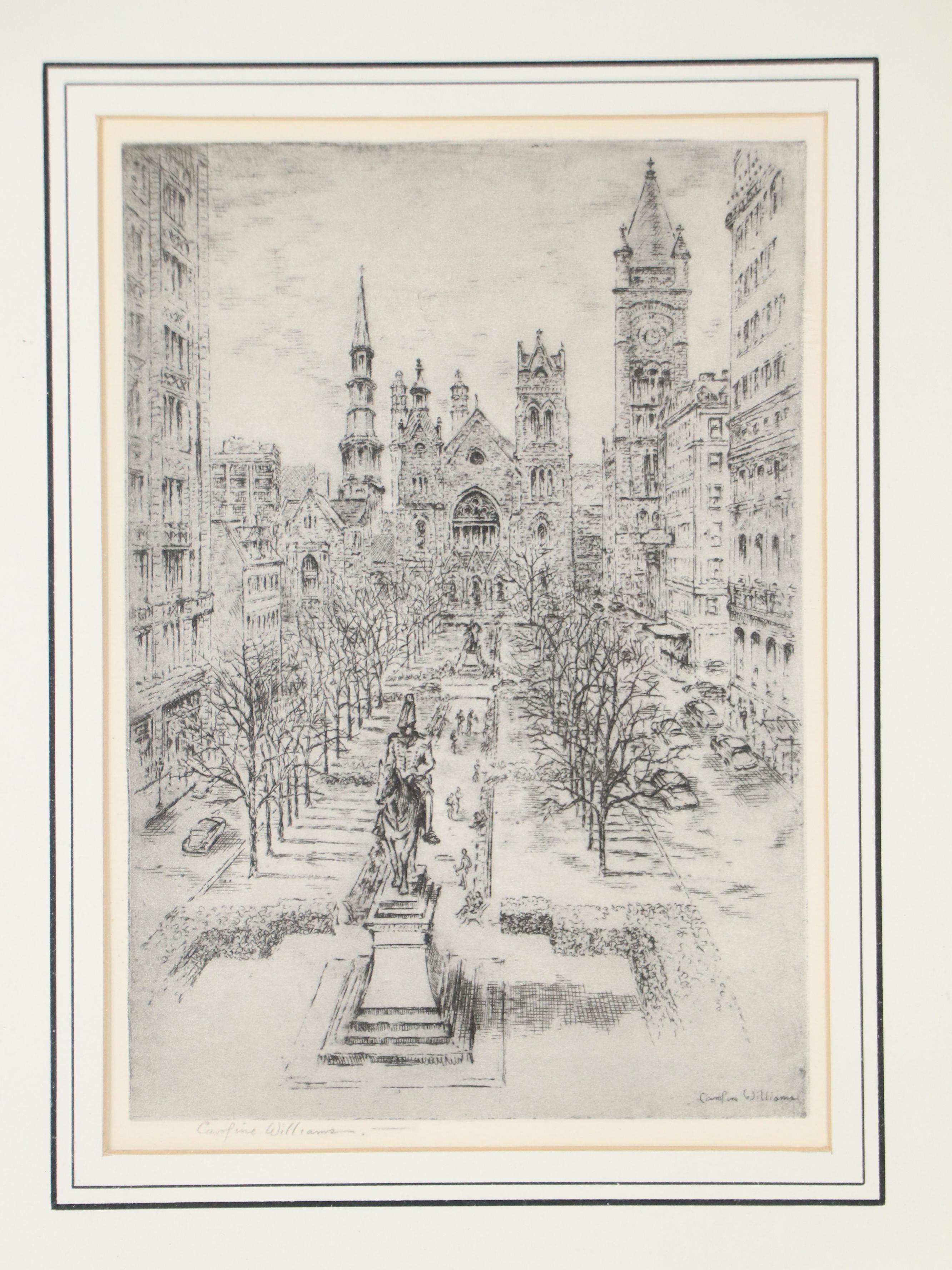 Caroline Williams Heliogravures Including "Elsinore Entrance"