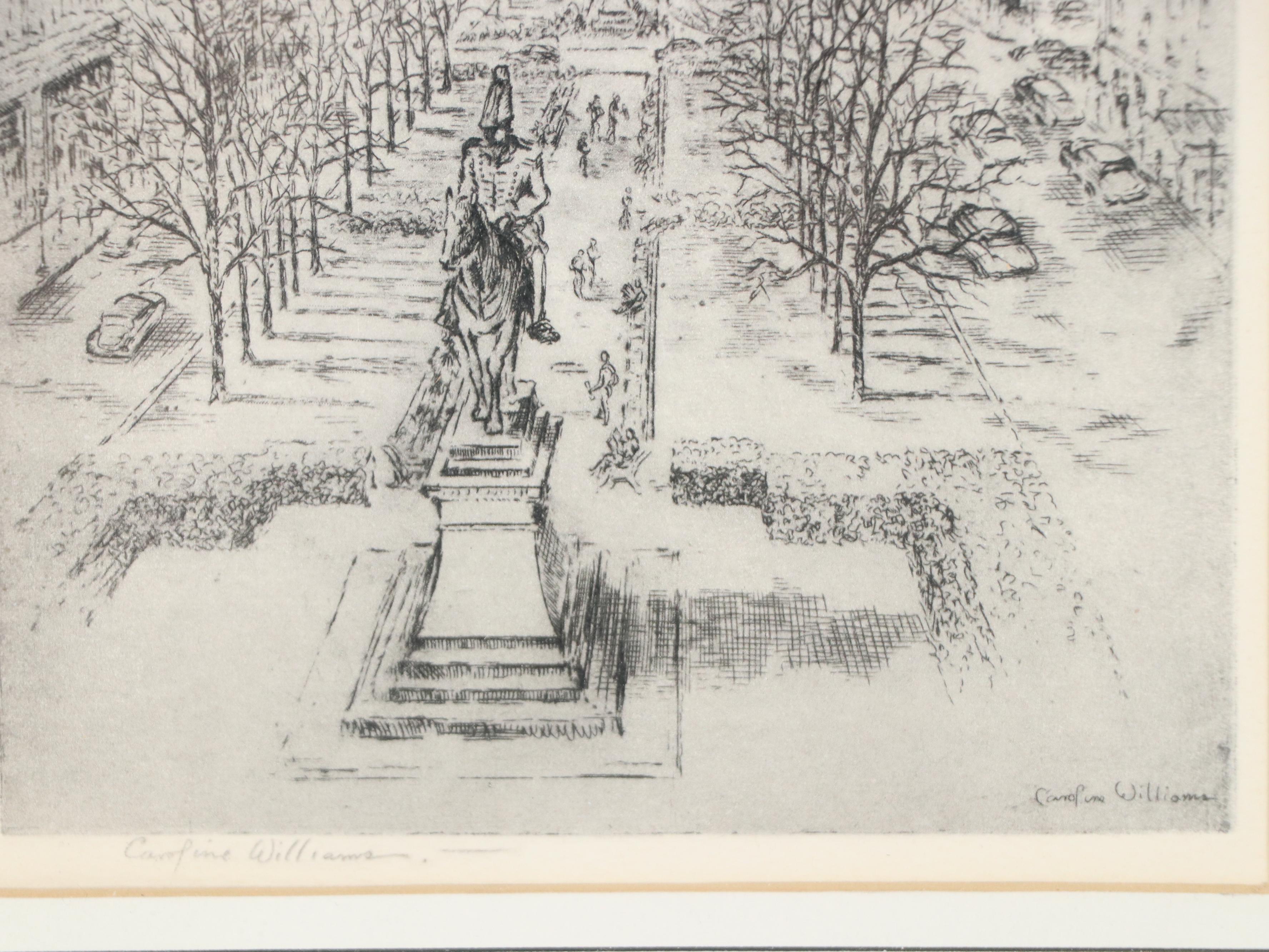 Caroline Williams Heliogravures Including "Elsinore Entrance"