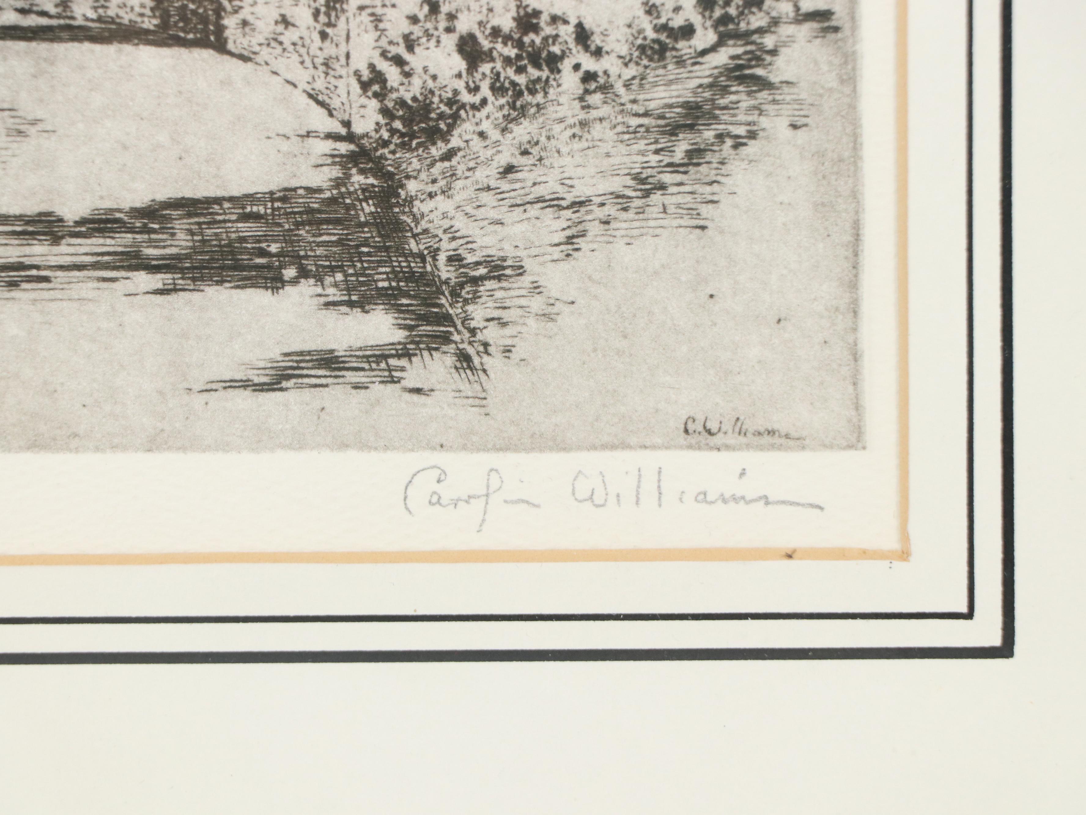 Caroline Williams Heliogravures Including "Elsinore Entrance"