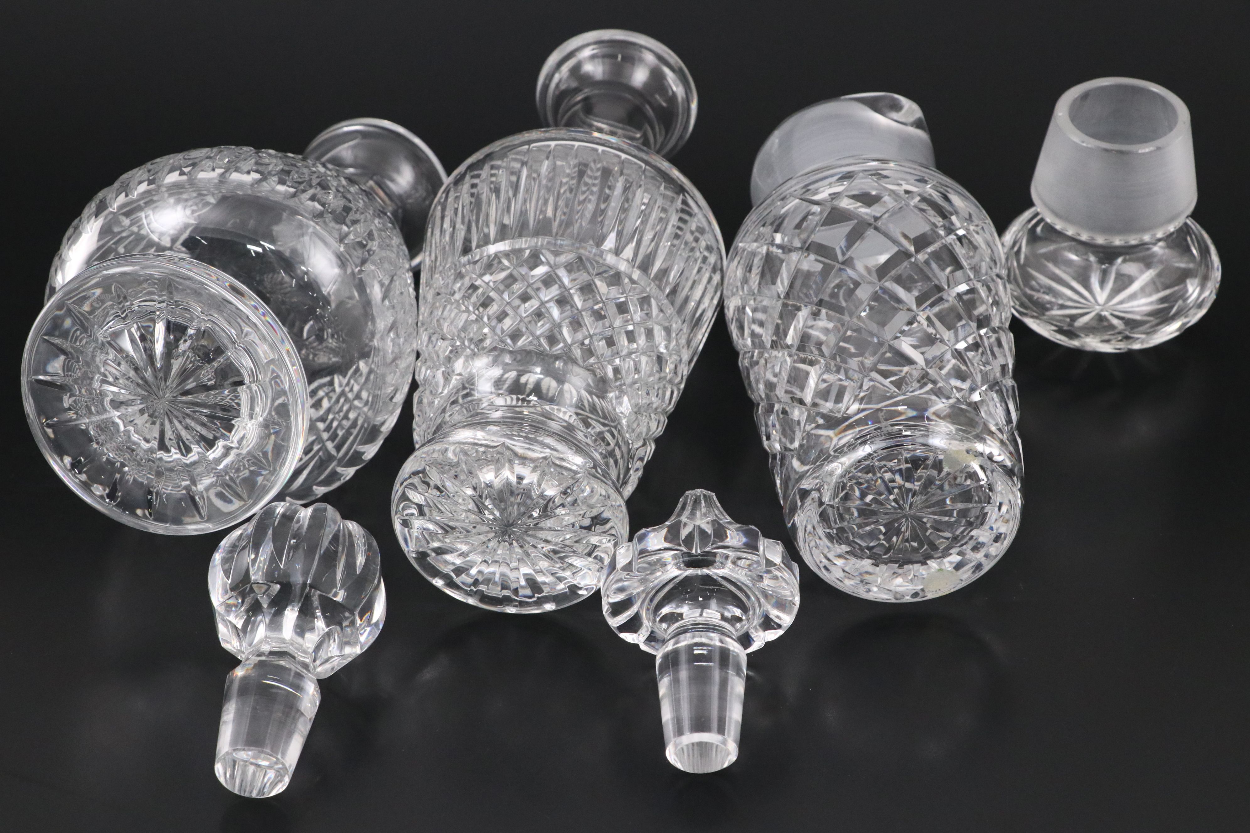 Waterford "Glandore" Cocktail Shaker, "Maeve" and Other Decanters