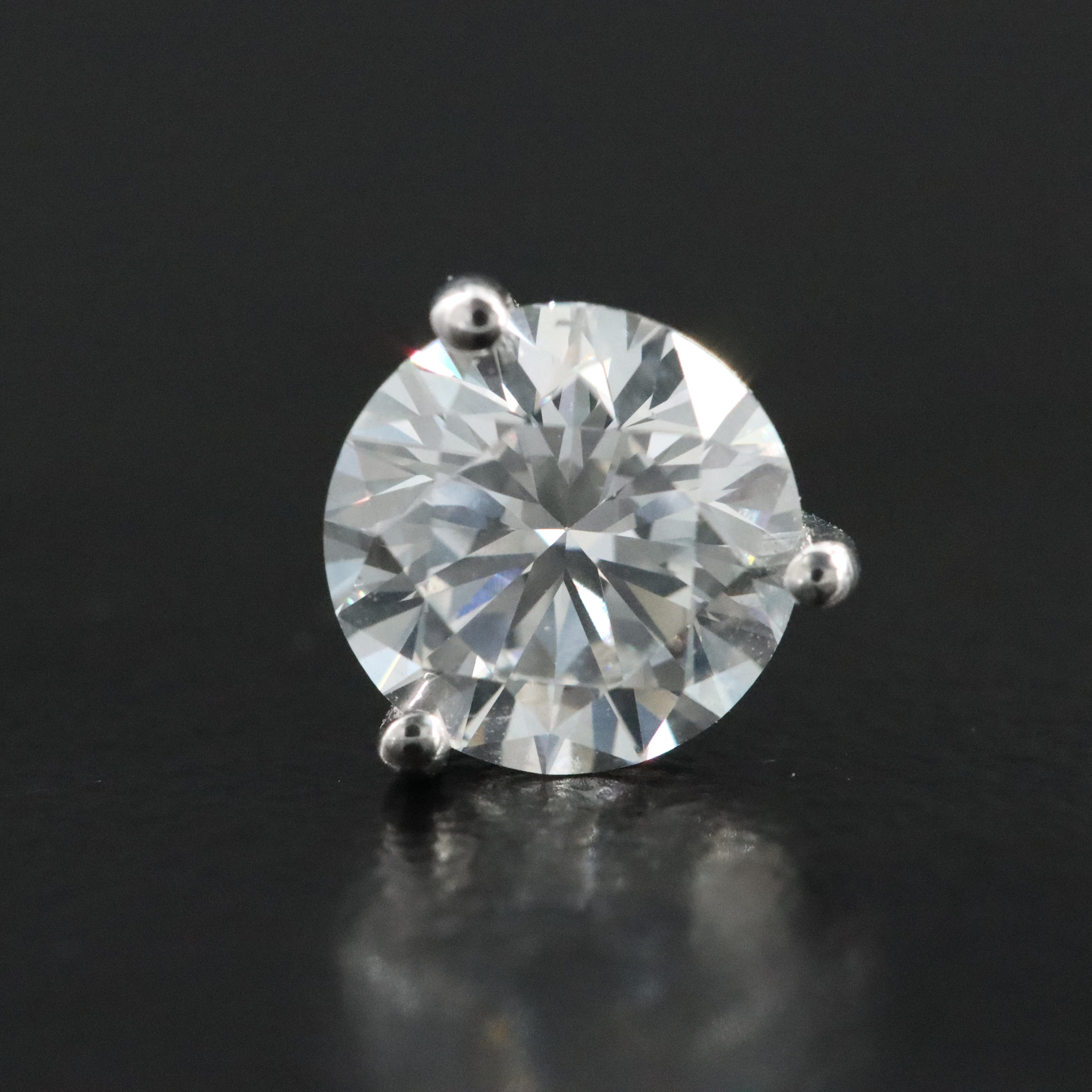 14K 1.96 CTW Lab Grown Diamond Solitaire Earrings