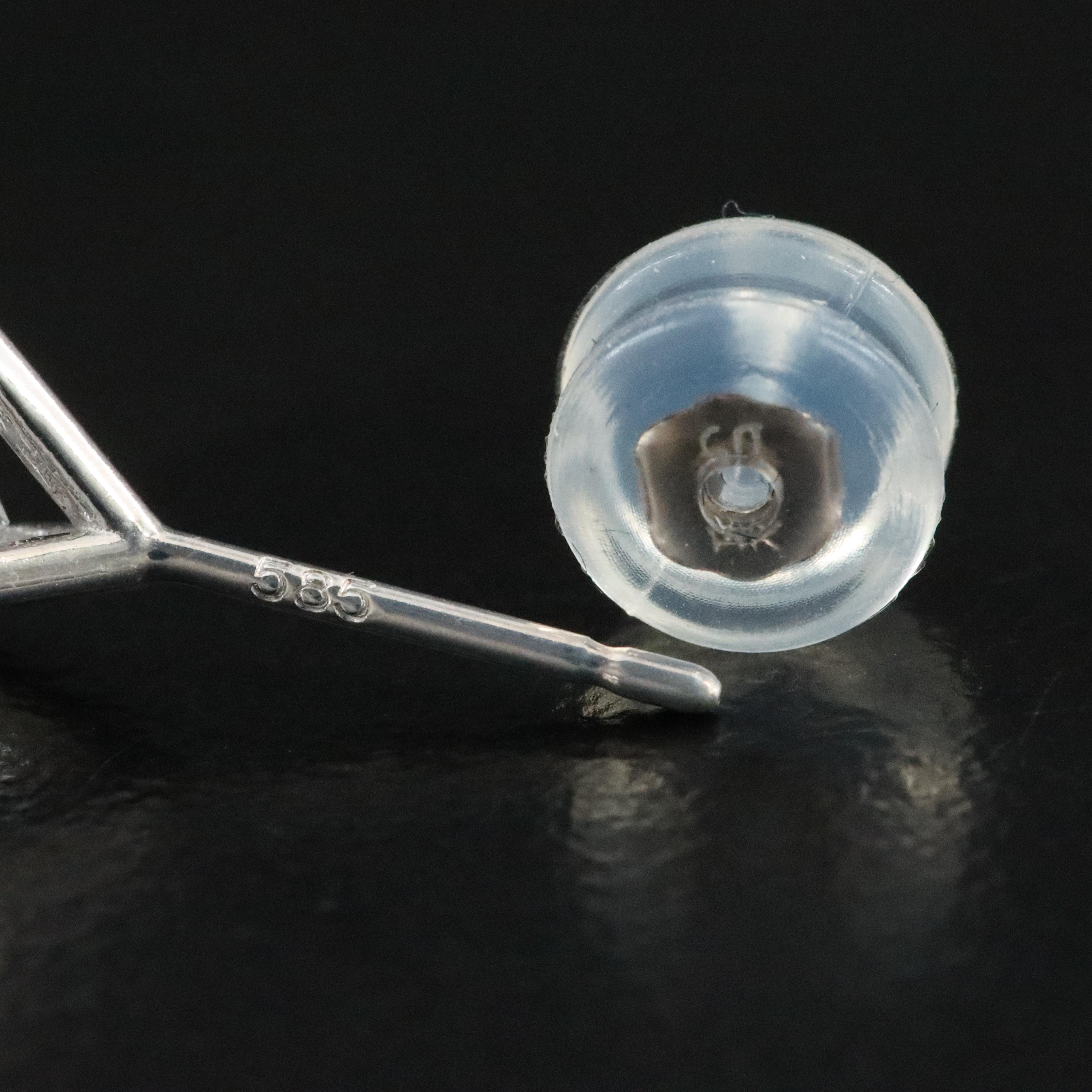 14K 1.96 CTW Lab Grown Diamond Solitaire Earrings