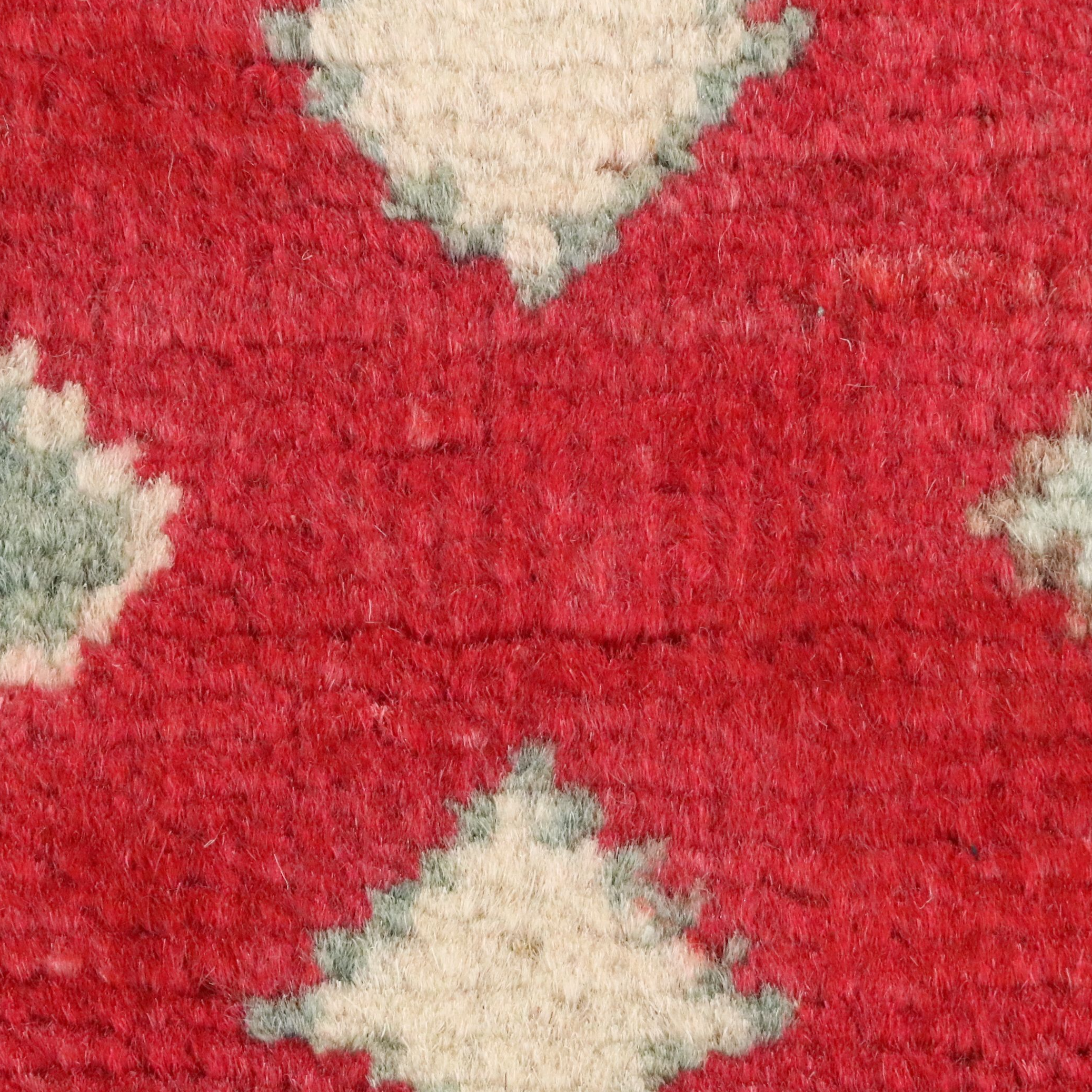 5'6 x 7'9 Hand-Knotted Pakistani Kazak Area Rug