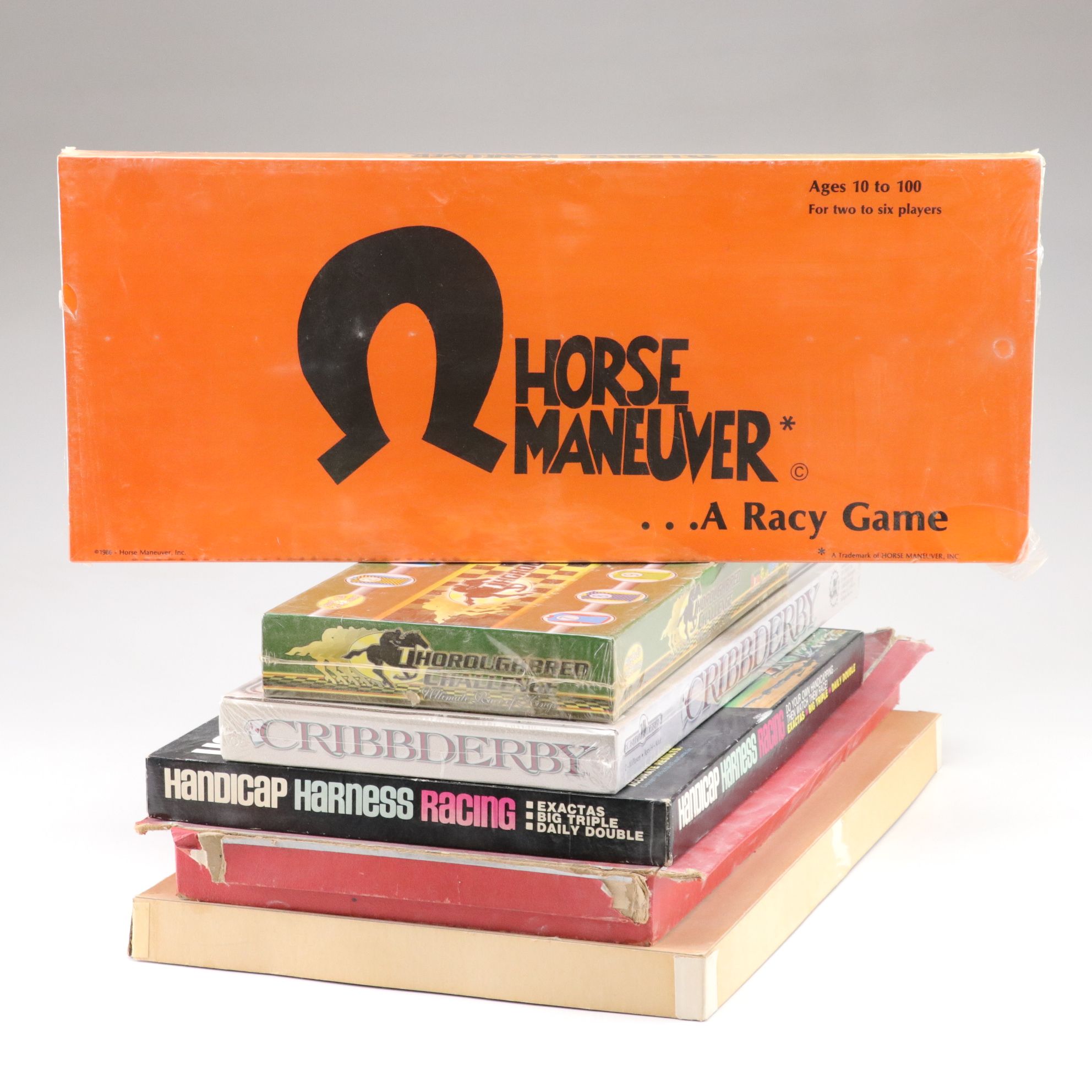 "Horse Maneuver" and "Handicap Harness Racing" with More Horse Race Board Games