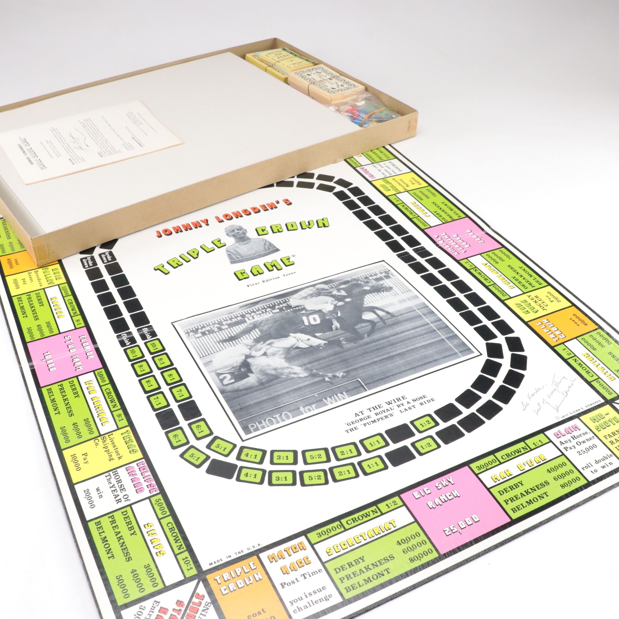 "Horse Maneuver" and "Handicap Harness Racing" with More Horse Race Board Games
