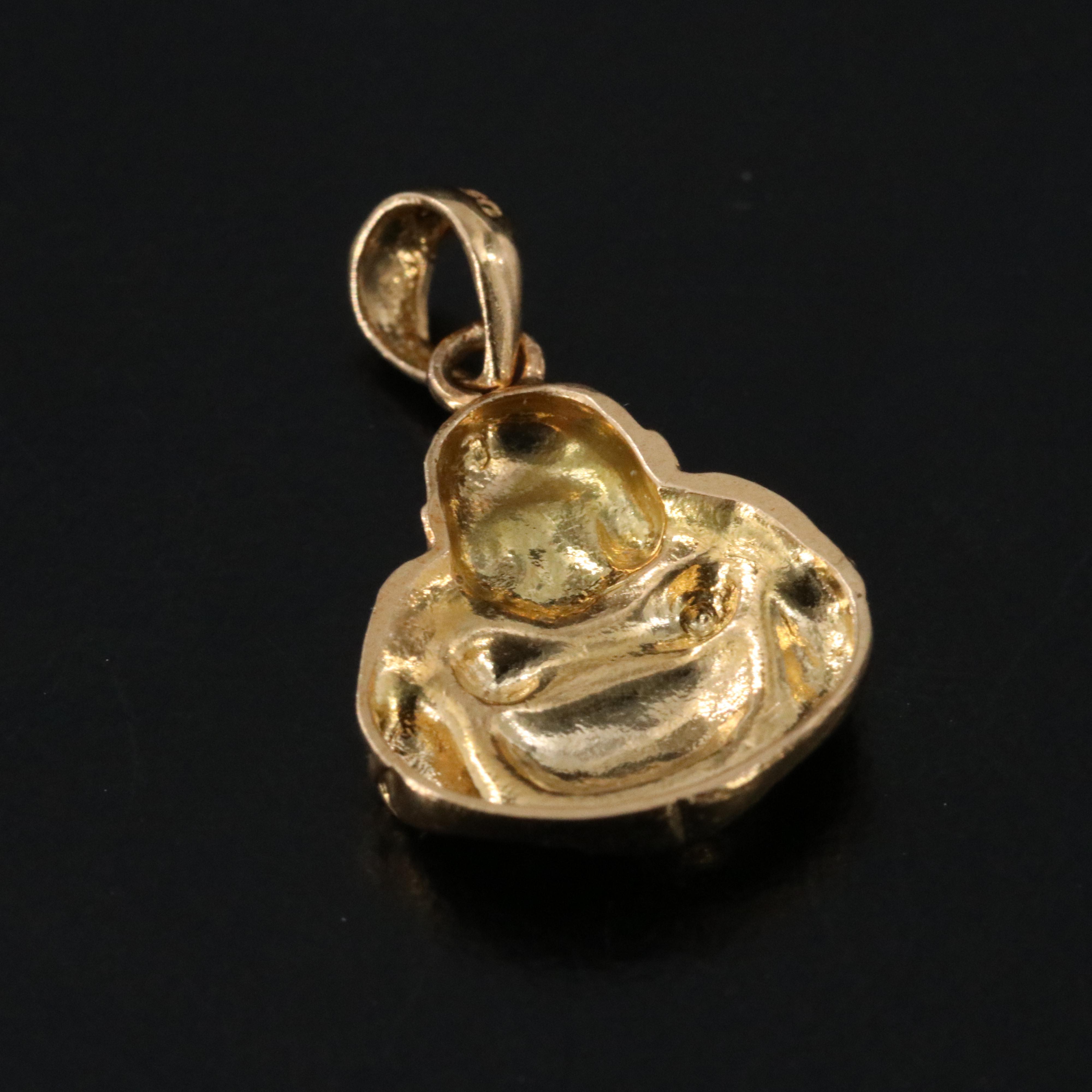 18K Budai Pendant