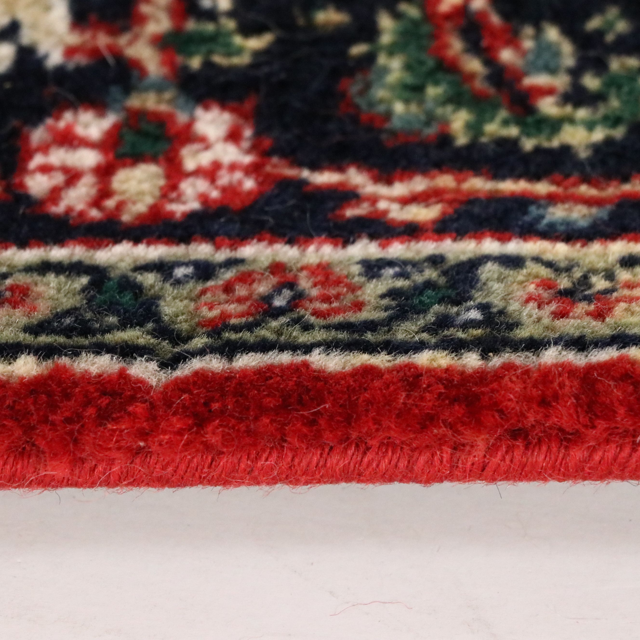 2'7 x 2'3 Hand-Knotted Persian Veramin Carpet Remnant