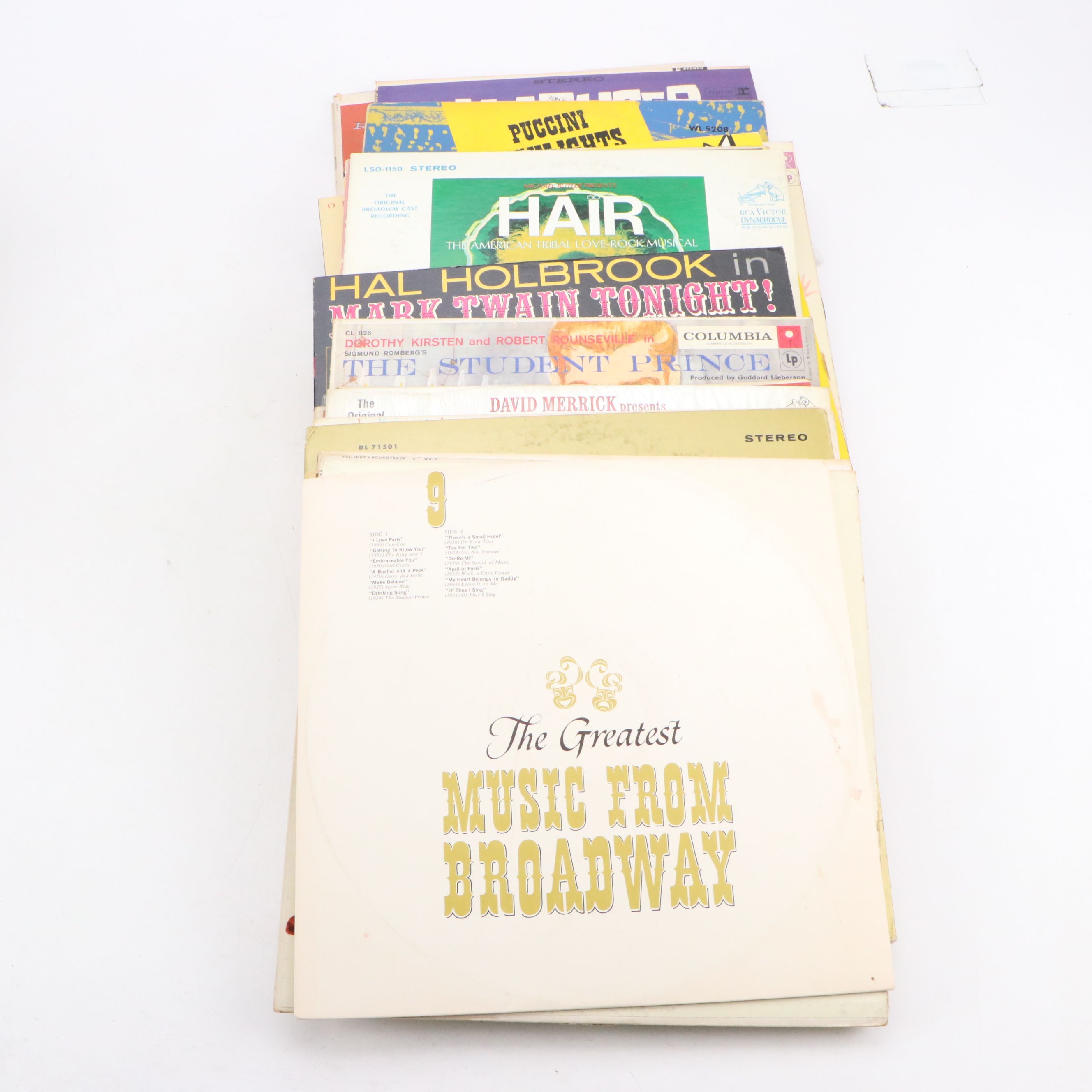 "The Sound of Music," "Camelot," and More Musical Vinyl Record Albums